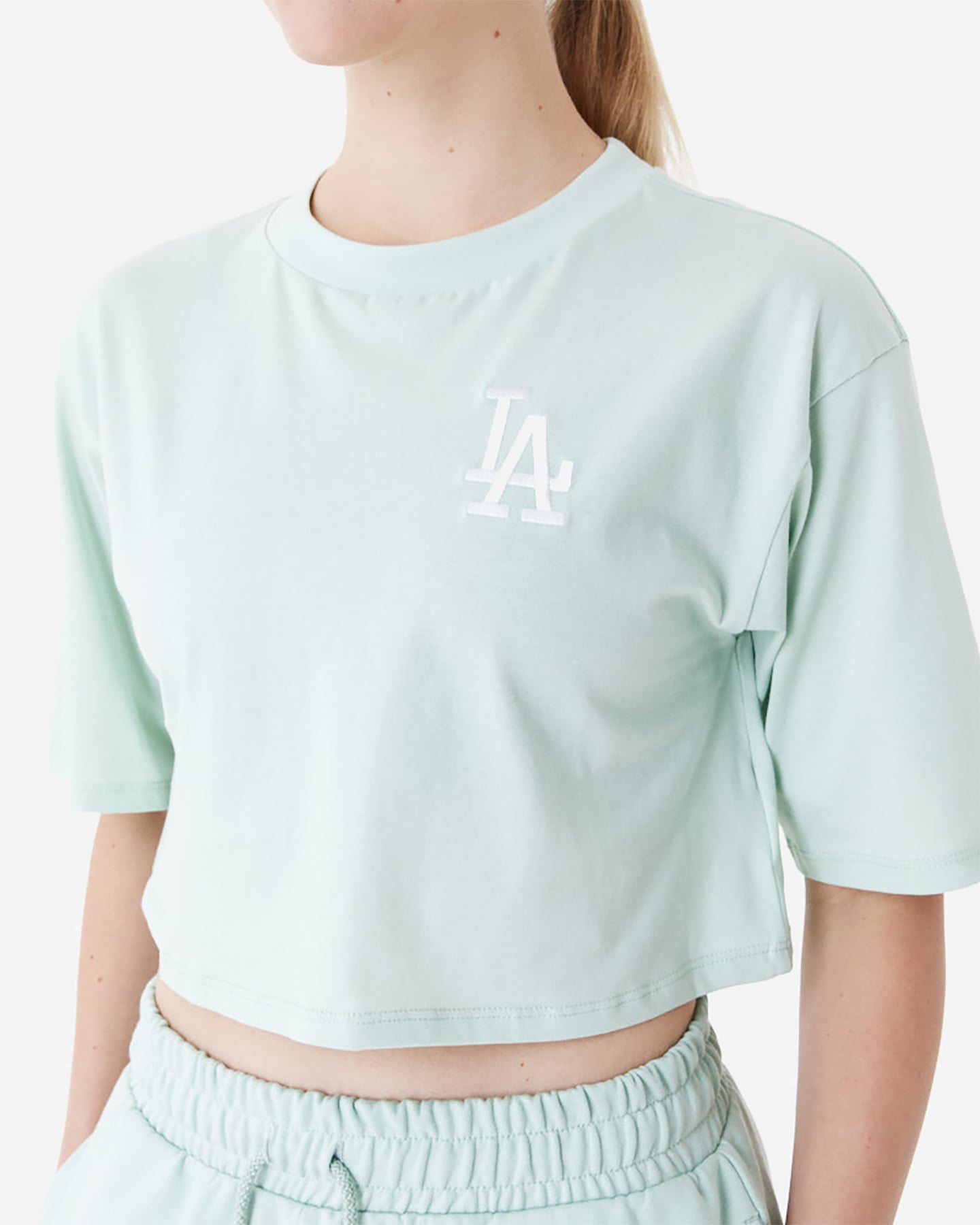T-shirt NEW ERA CROP NEW YORK YANKEES W - Azzurro - 2 | Cisalfa Sport