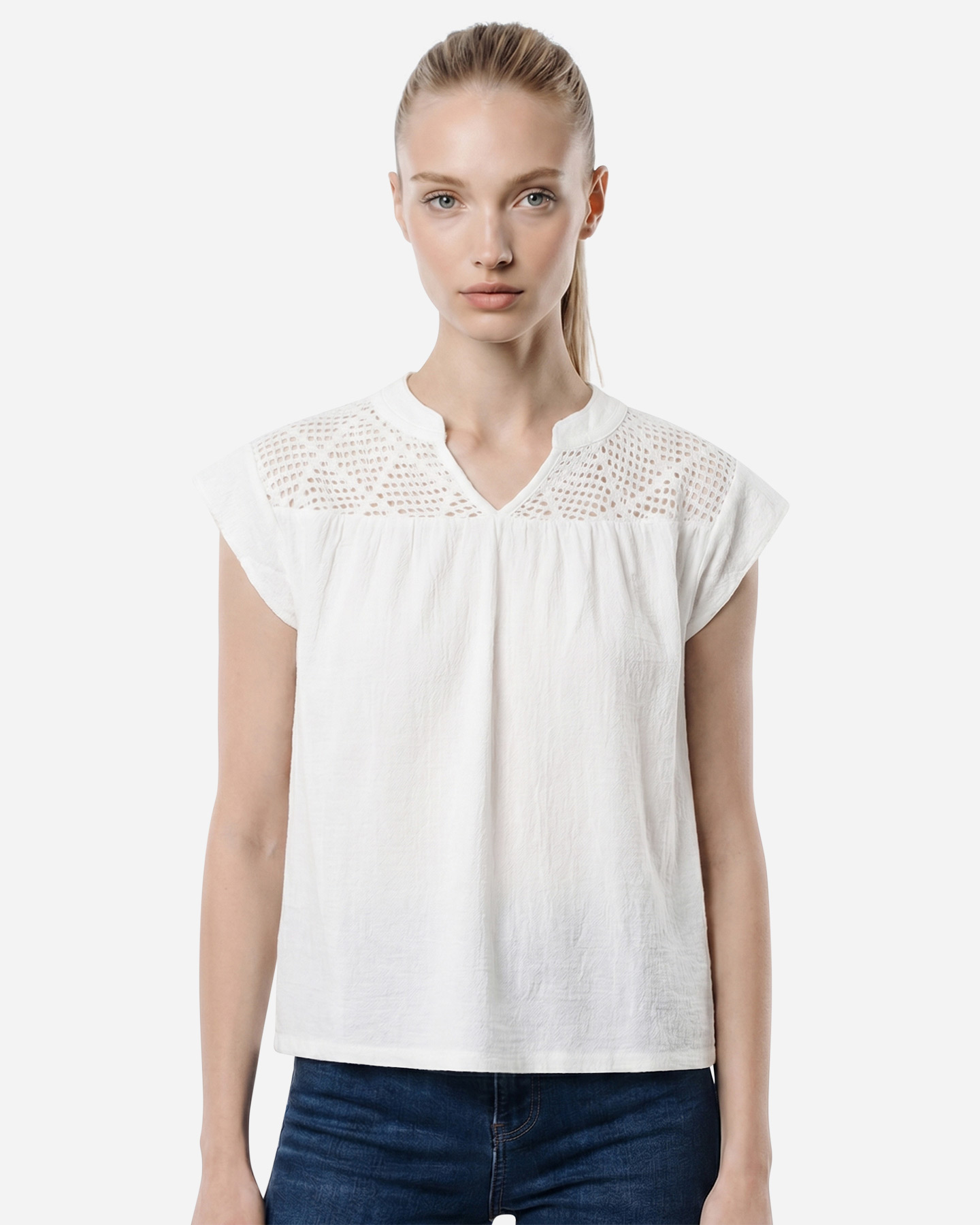 T-shirt MISTRAL ETNIC COLLECTION W - Bianco - 2 | Cisalfa Sport