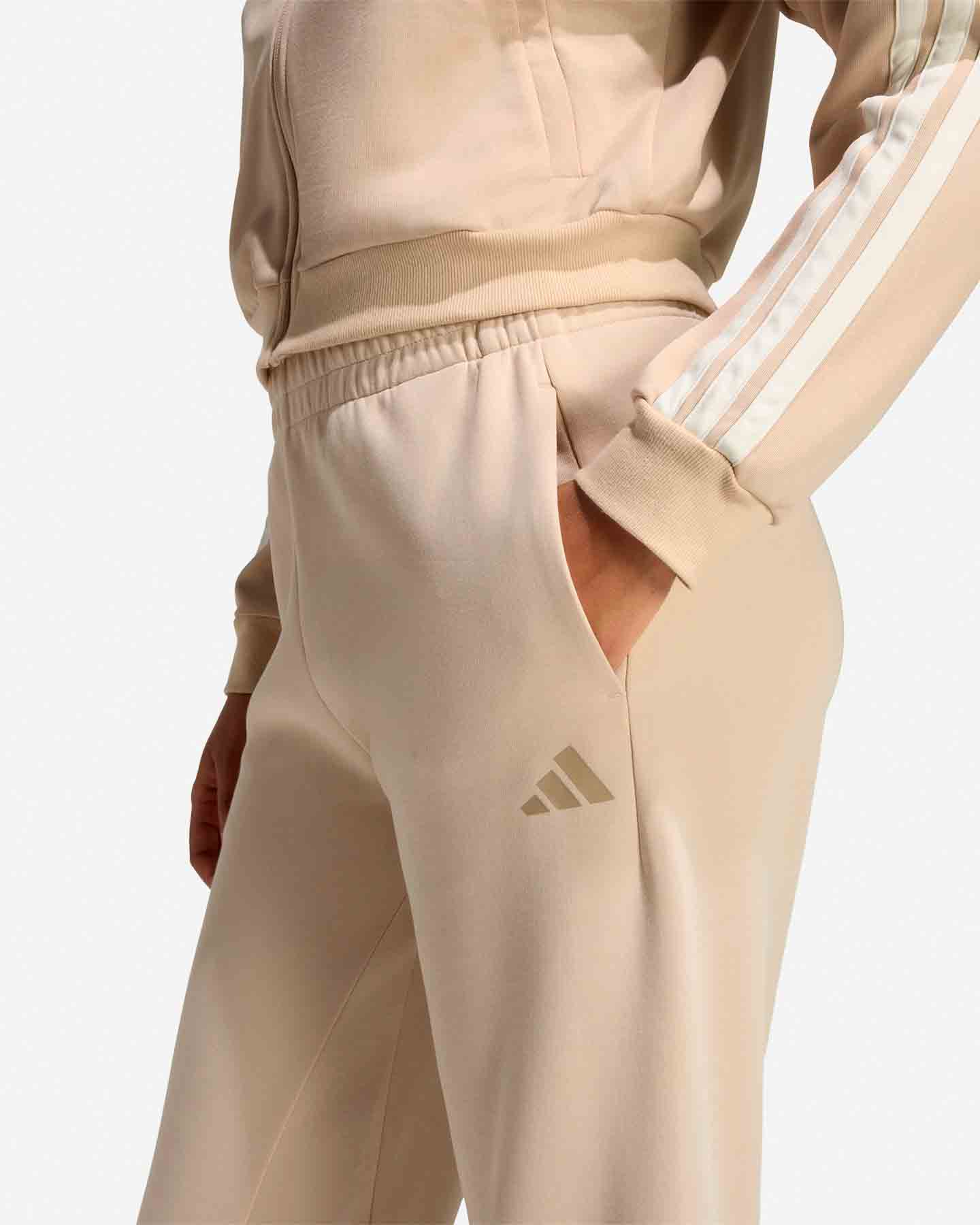 Pantalone ADIDAS FUTURE ICONS 3STRIPES W - Beige - 4 | Cisalfa Sport
