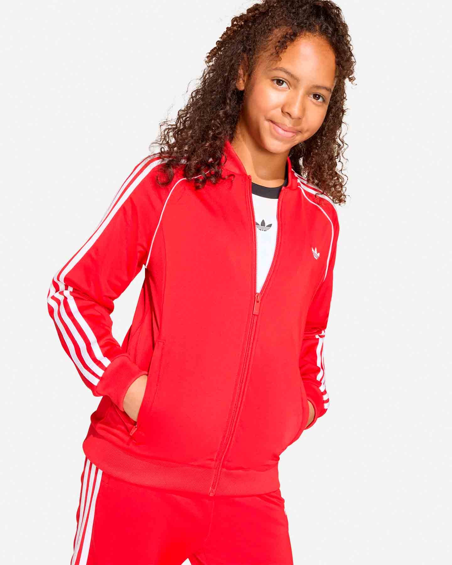 Felpa ADIDAS SST JR - Rosso - 5 | Cisalfa Sport