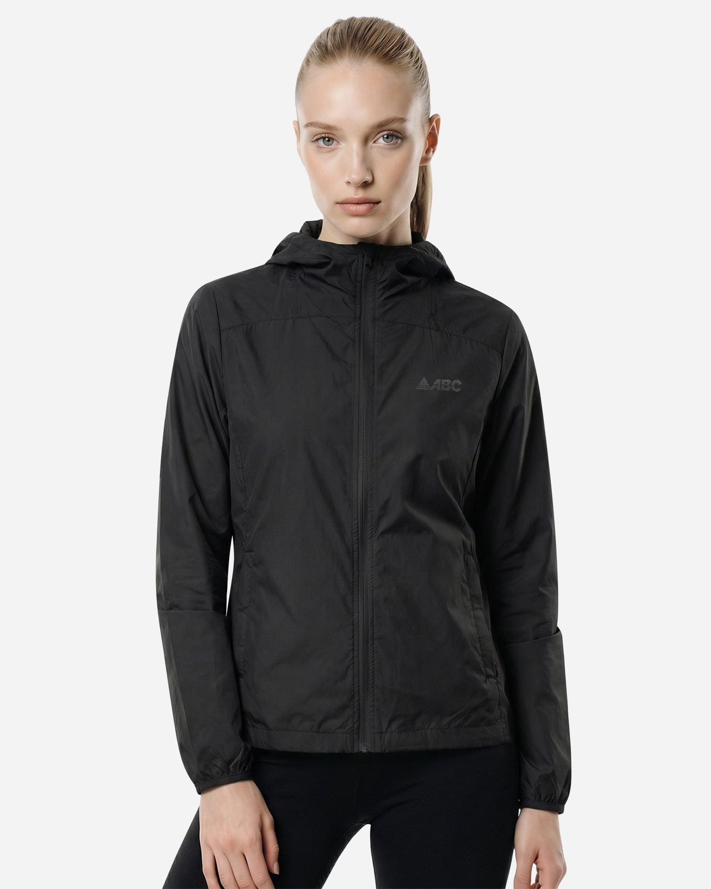 Giacca running ABC TRAIL W - Nero - 2 | Cisalfa Sport