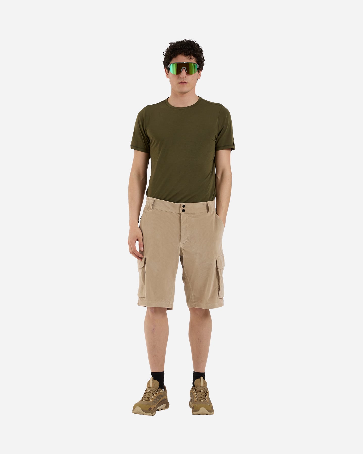 Pantaloncini RH+ HIKE CORDUROY M - Beige - 2 | Cisalfa Sport