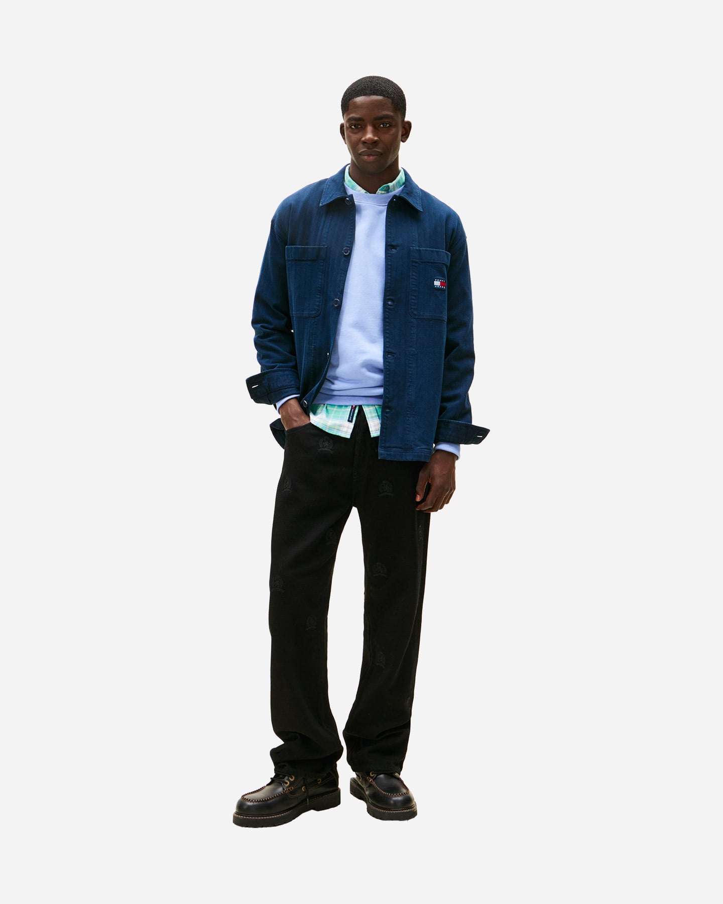 Giubbotto TOMMY HILFIGER HERRINGBONE M - Blu - 2 | Cisalfa Sport