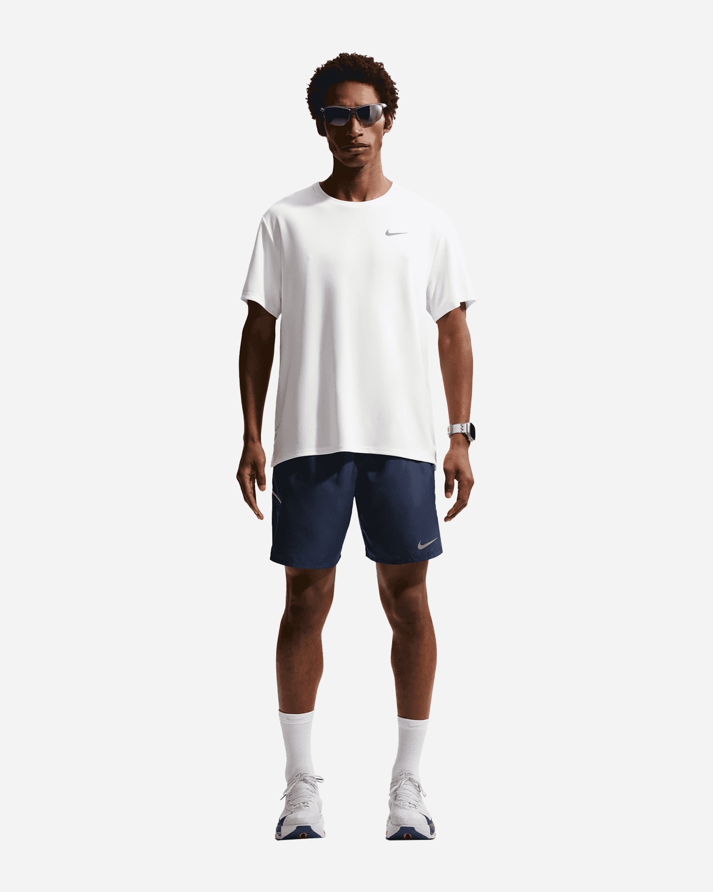 Short running NIKE MILER 7 M - Blu - 1 | Cisalfa Sport