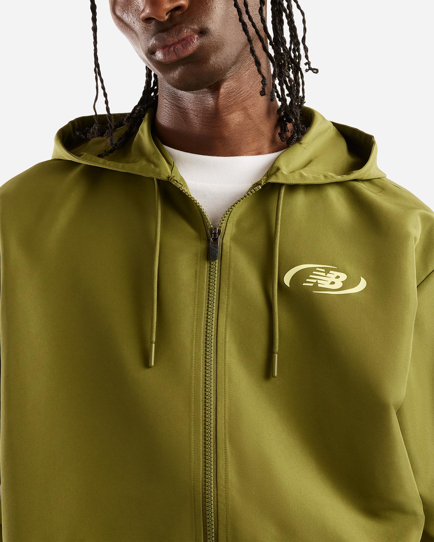 Felpa NEW BALANCE TRACKSIDE M - Verde - 3 | Cisalfa Sport