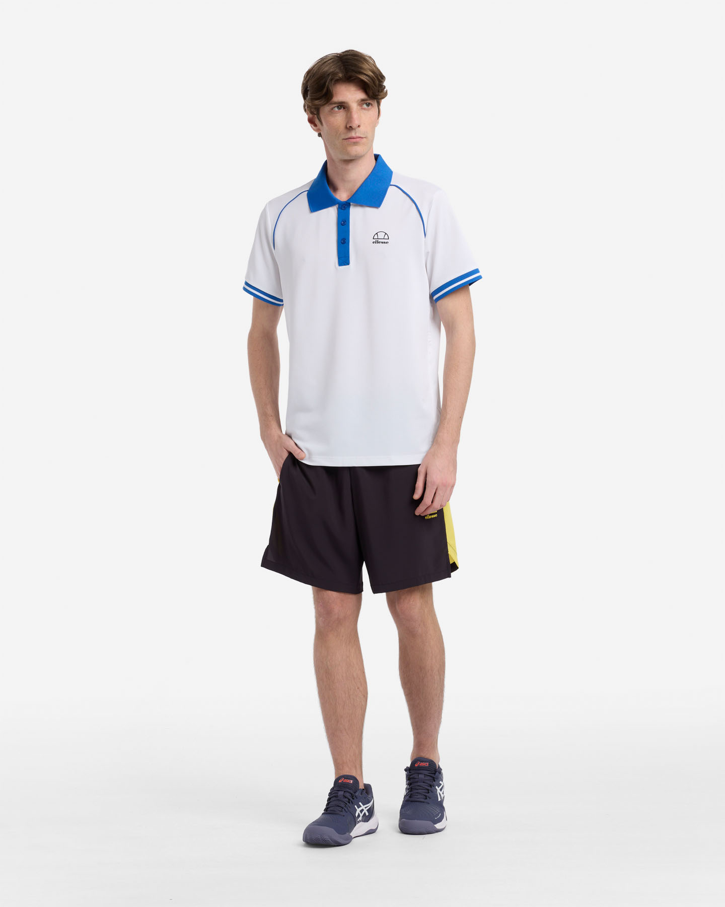 Polo tennis ELLESSE BASIC M - Bianco - 4 | Cisalfa Sport