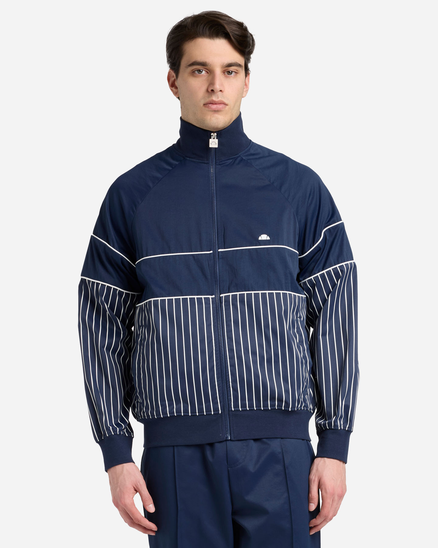 Felpa ELLESSE MICRO STRIPED M - Blu - 1 | Cisalfa Sport