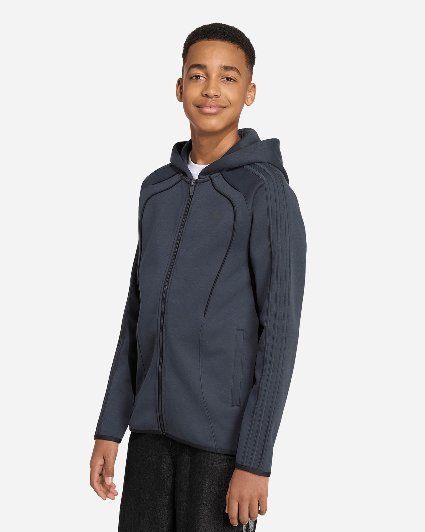 Felpa ADIDAS CLASSIC JR - Grigio - 1 | Cisalfa Sport