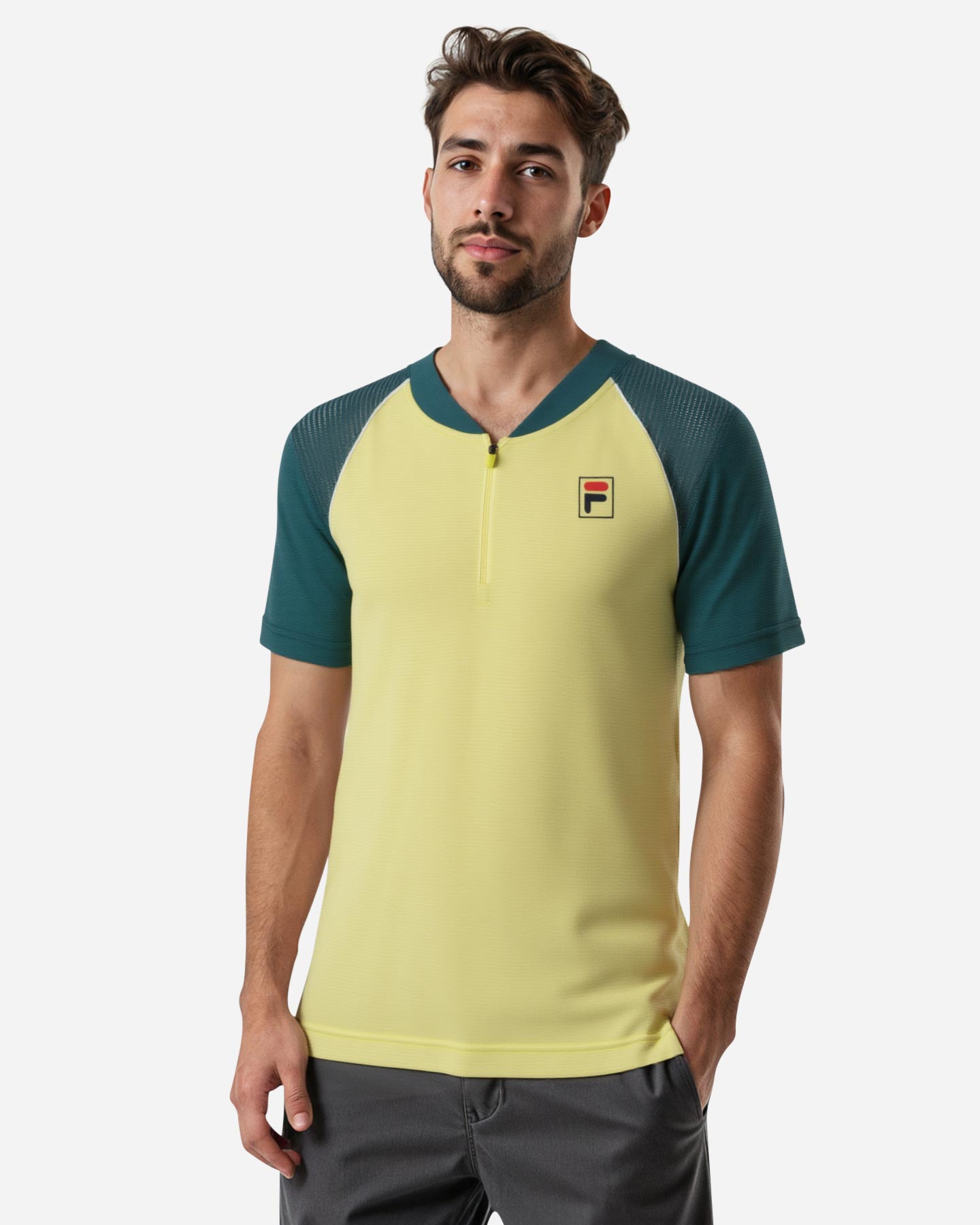Polo tennis FILA COURT LINE M - Verde - 3 | Cisalfa Sport