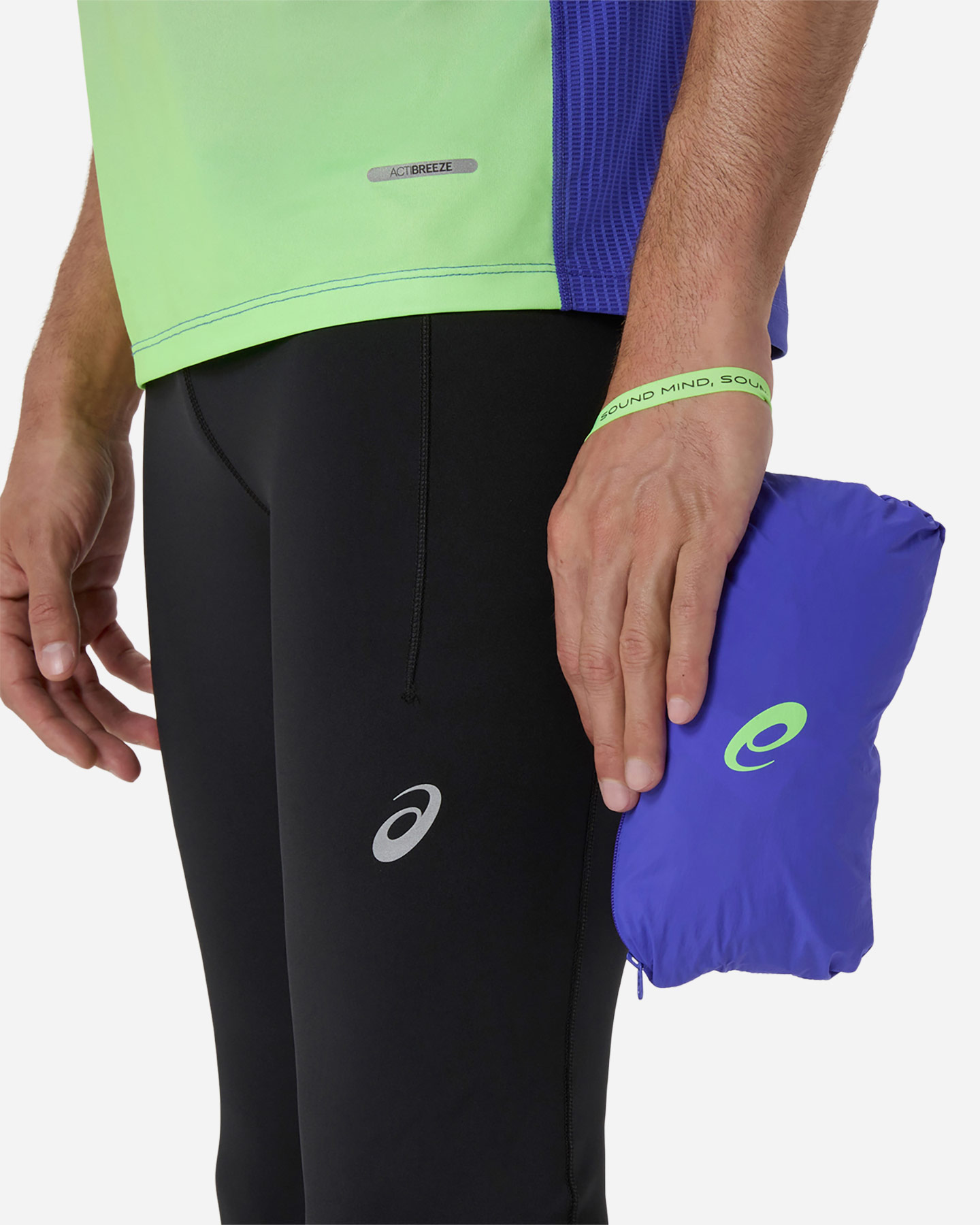 Giacca running ASICS ROAD PACKABLE M - Blu - 5 | Cisalfa Sport