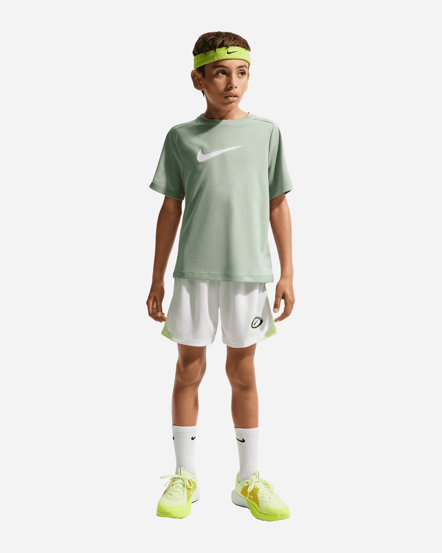 Pantaloncini NIKE DRIFIT LOVE JR - Bianco - 1 | Cisalfa Sport