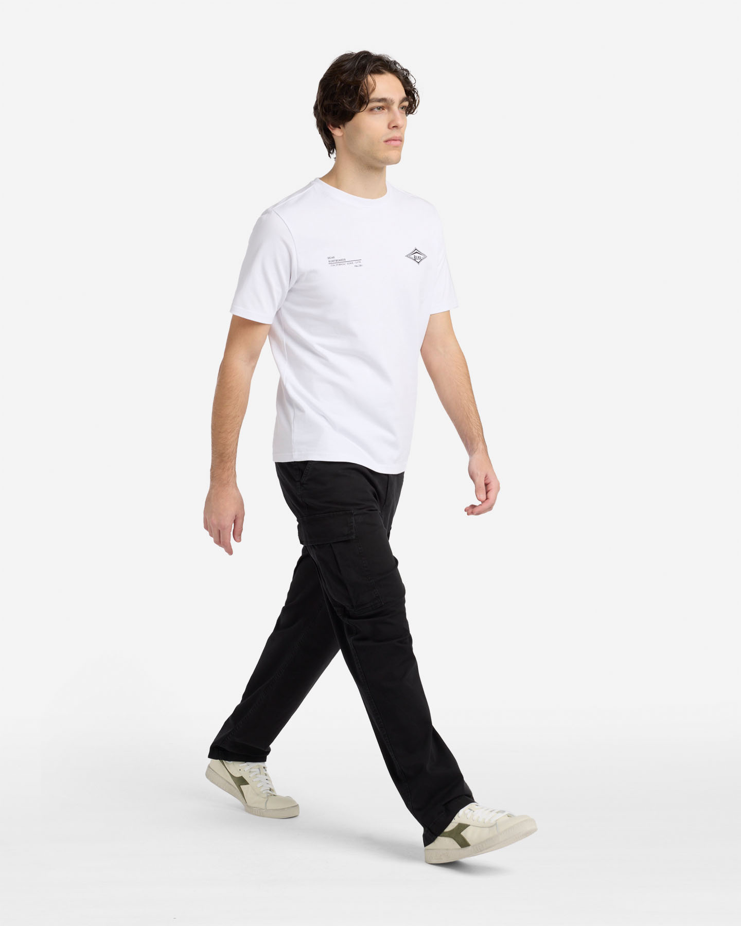 T-shirt BEAR WAVES AFTER WAVES M - Bianco - 2 | Cisalfa Sport