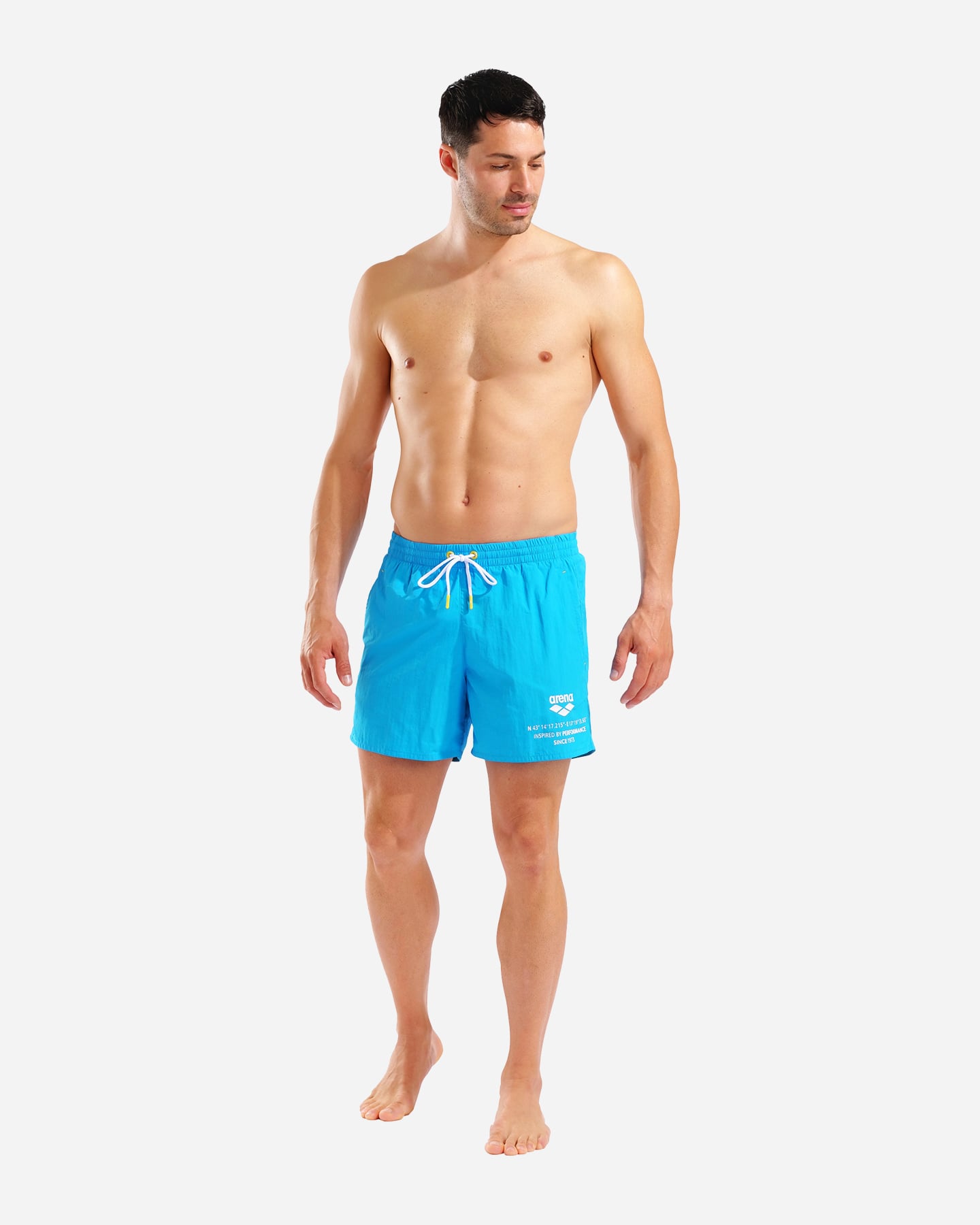 Boxer mare ARENA GRAPHIC M - Azzurro - 2 | Cisalfa Sport