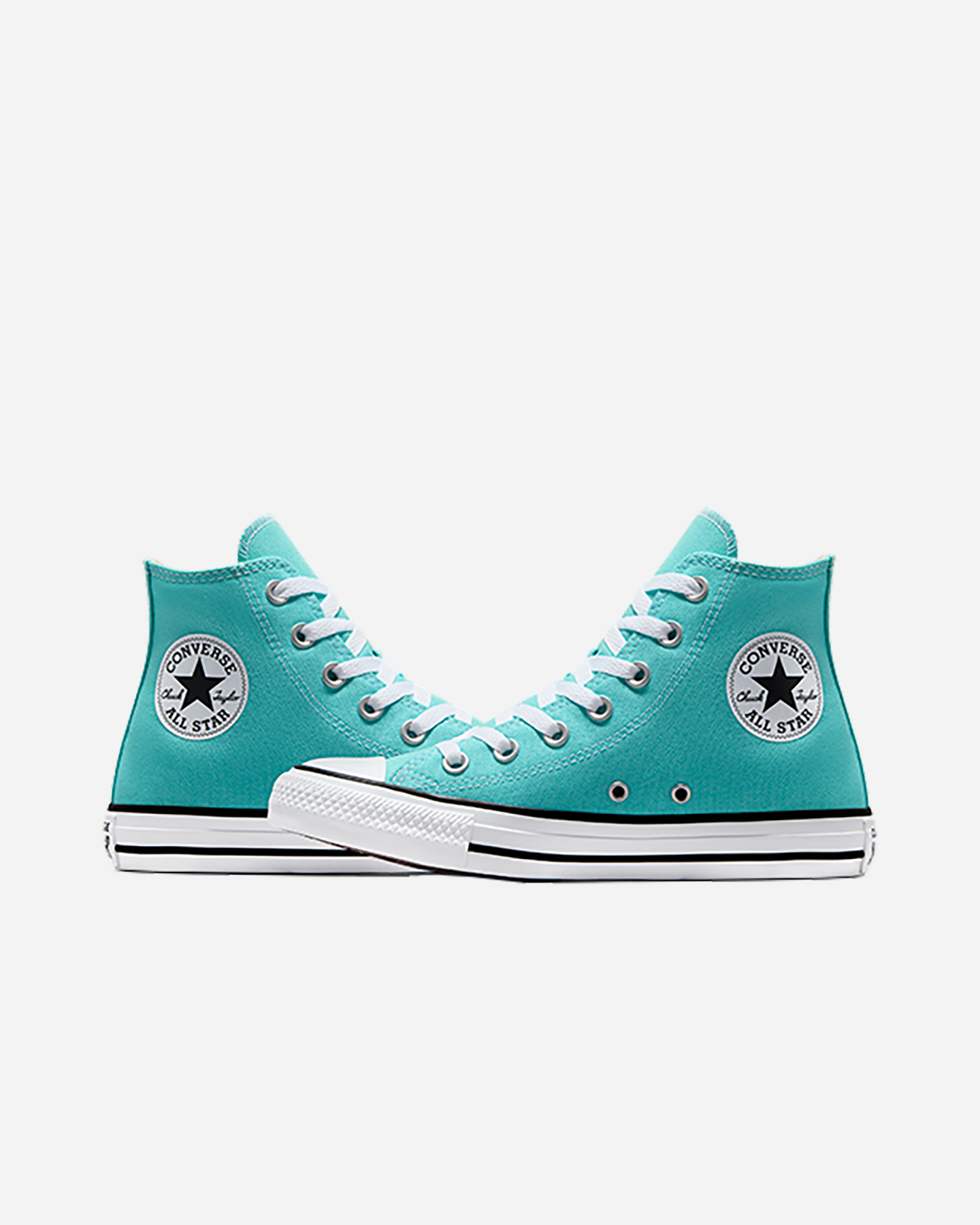 Scarpe sneakers CONVERSE CHUCK TAYLOR ALL STAR HIGH CANVAS W - Azzurro - 2 | Cisalfa Sport