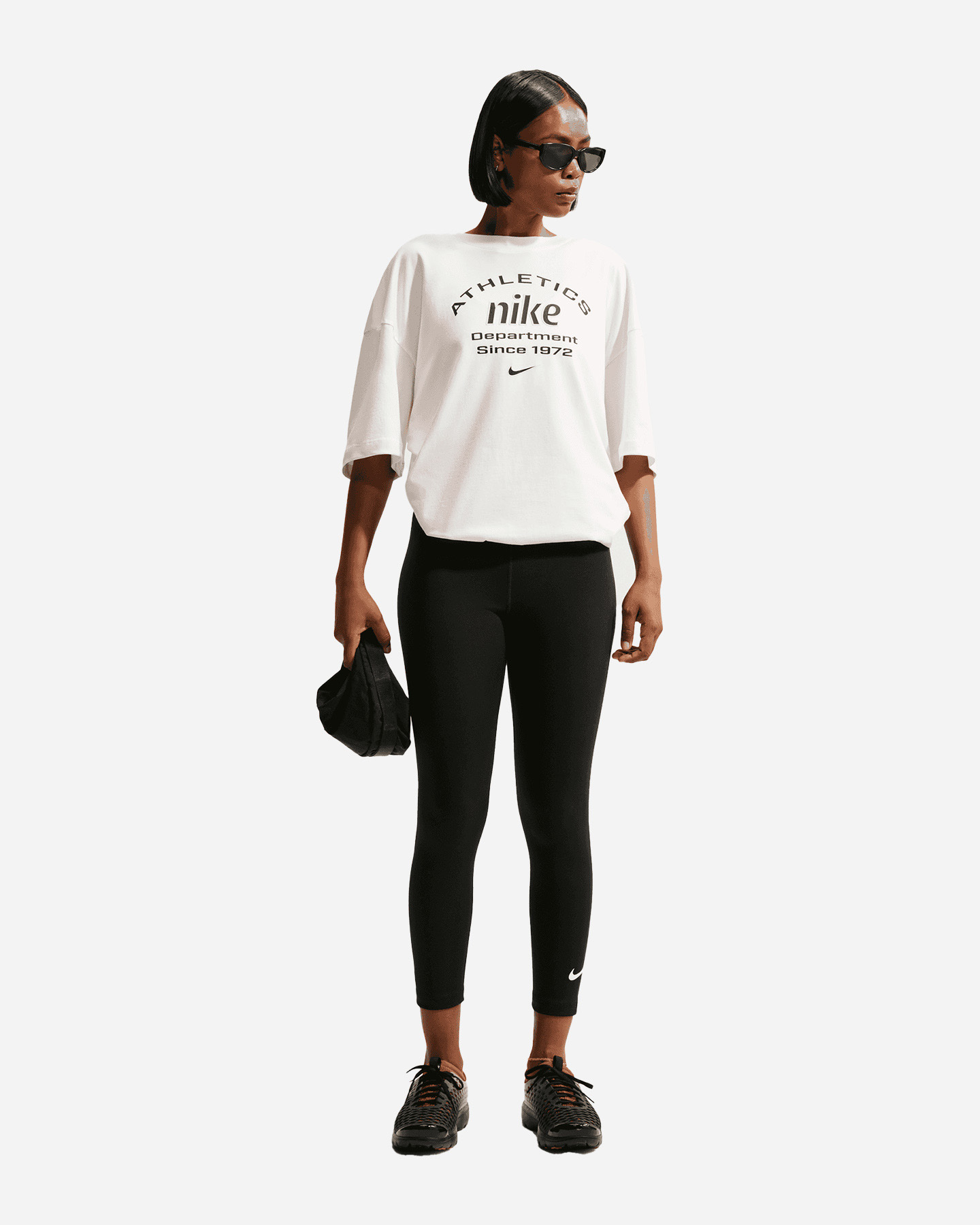 Leggings NIKE STRETCH SMALL LOGO W - Nero - 1 | Cisalfa Sport