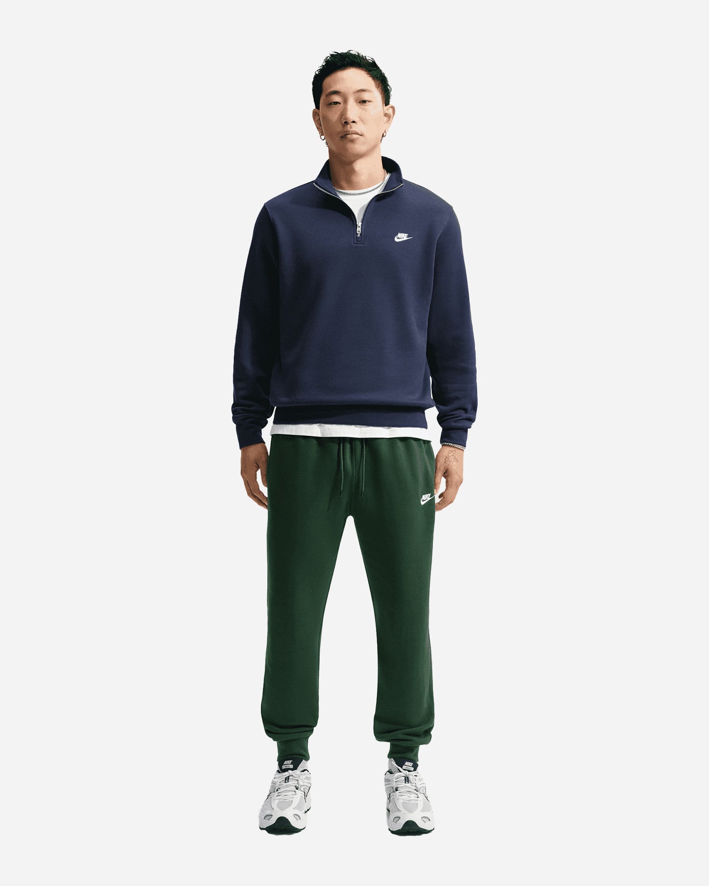 Pantalone NIKE CLUB M - Verde - 1 | Cisalfa Sport
