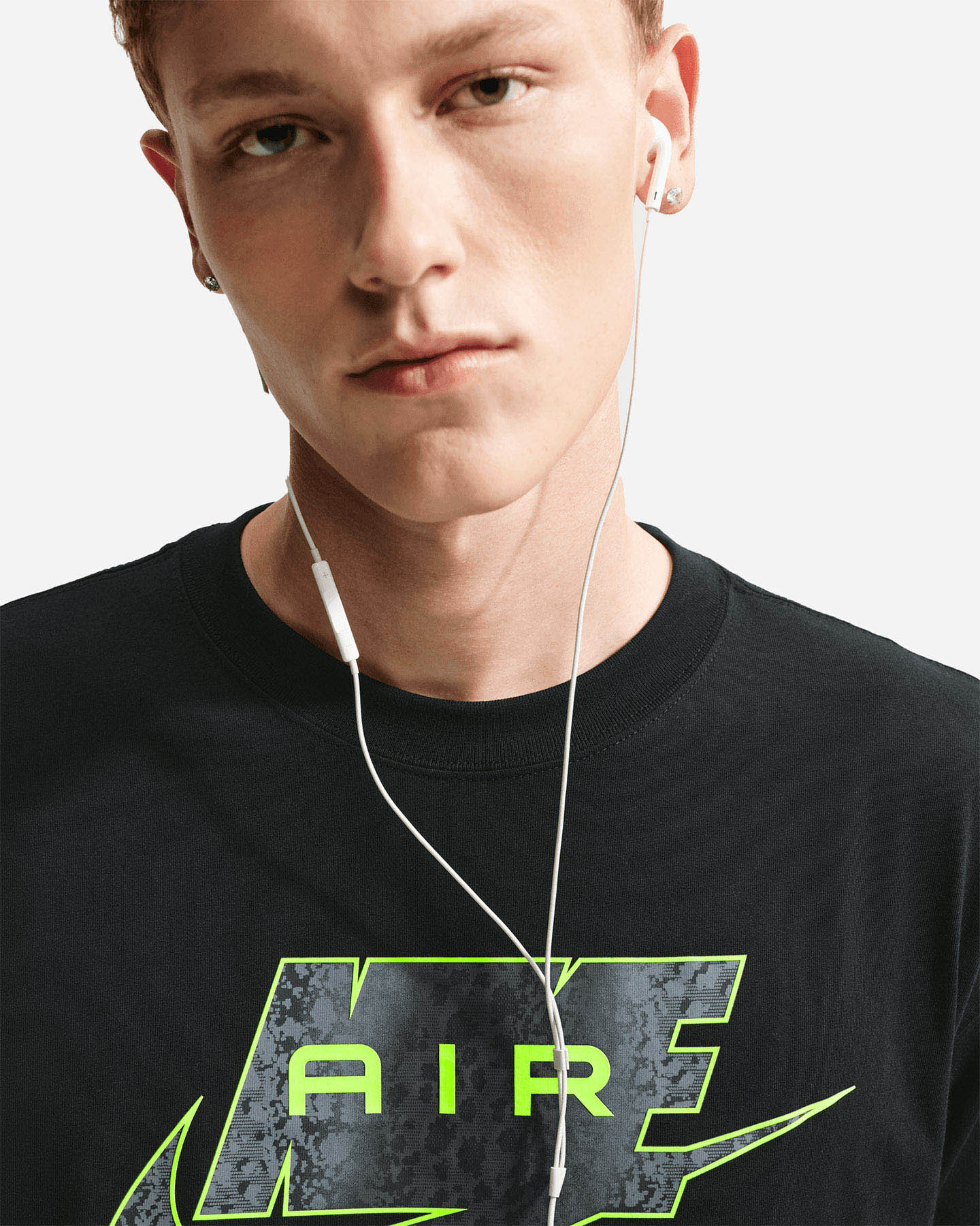 T-shirt NIKE AIR BIG LOGO M - Nero - 5 | Cisalfa Sport