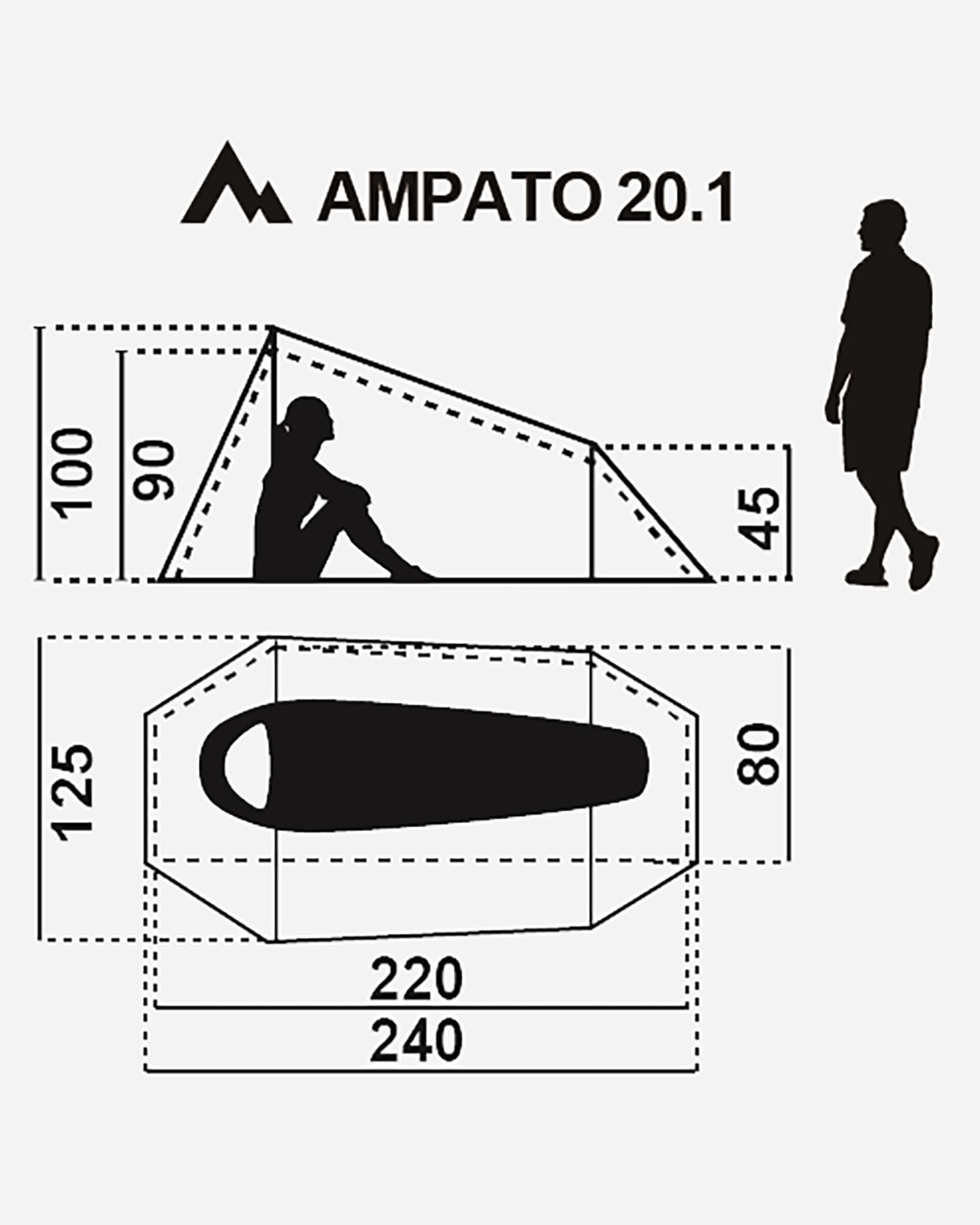 Tenda MCKINLEY ESCAPE 20.1P I  - Verde - 1 | Cisalfa Sport