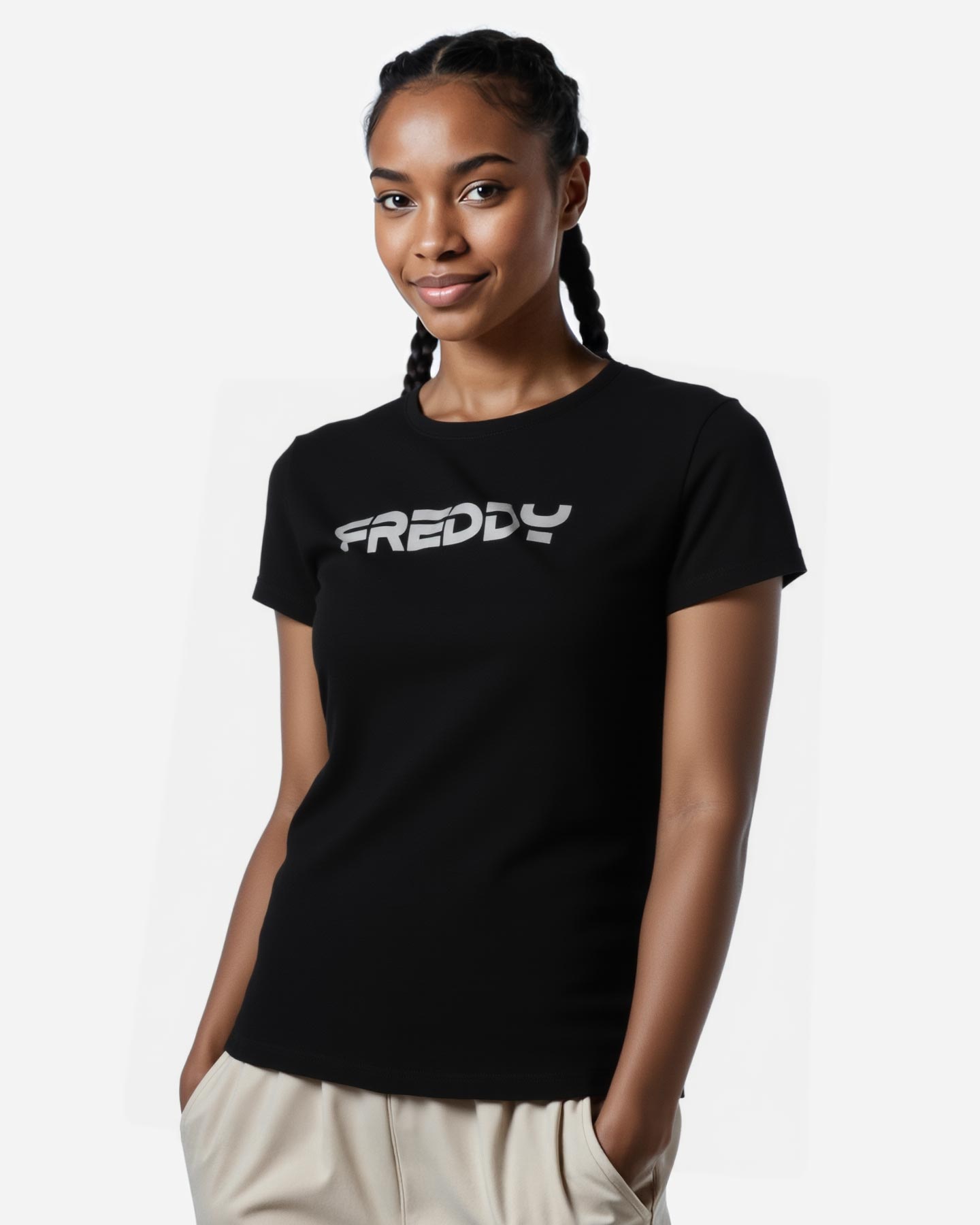 T-shirt FREDDY BIG LOGO OLOGRAFICO W - Nero - 3 | Cisalfa Sport