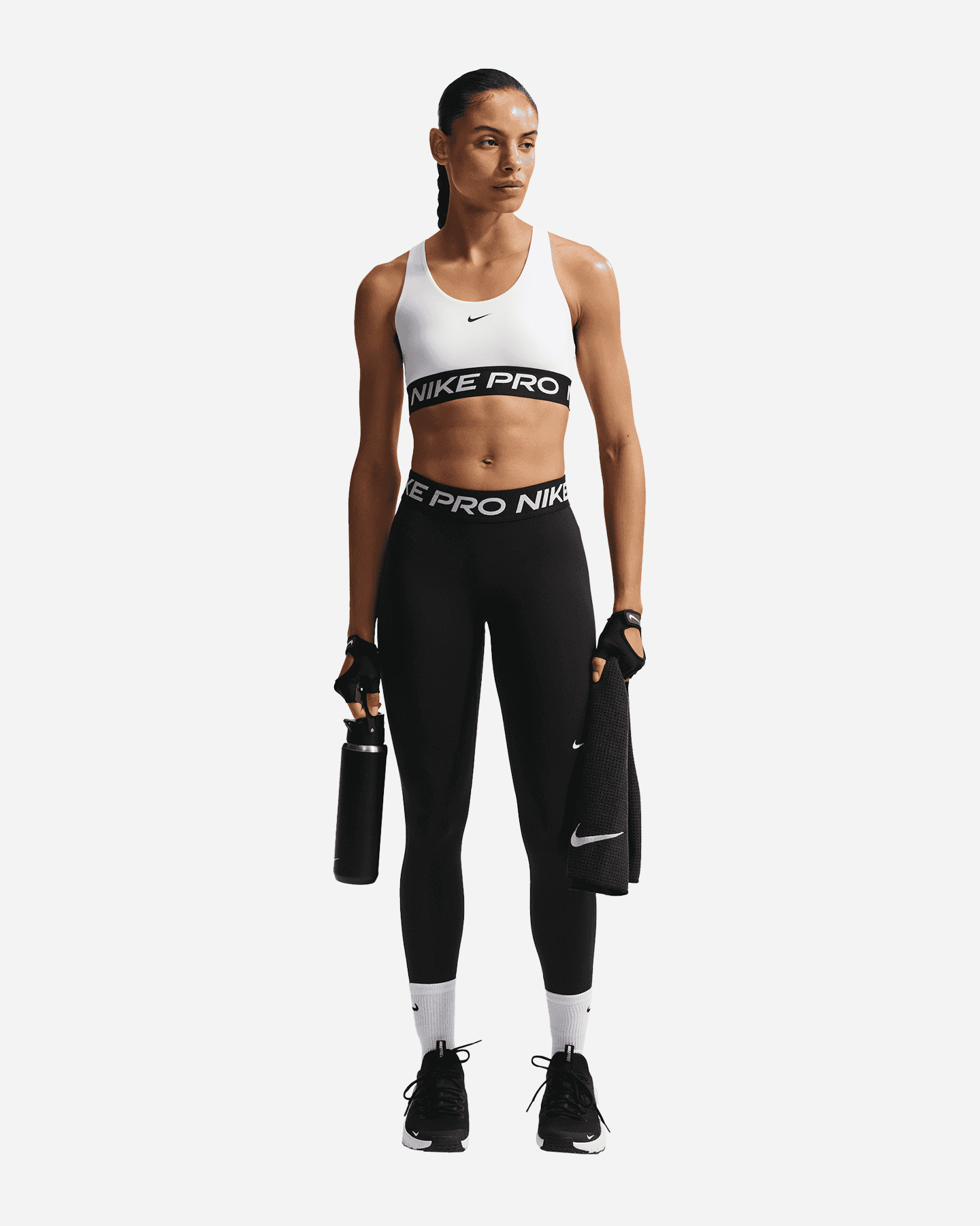 Bra training NIKE LS PRO ELAST LOGO W - Bianco - 1 | Cisalfa Sport