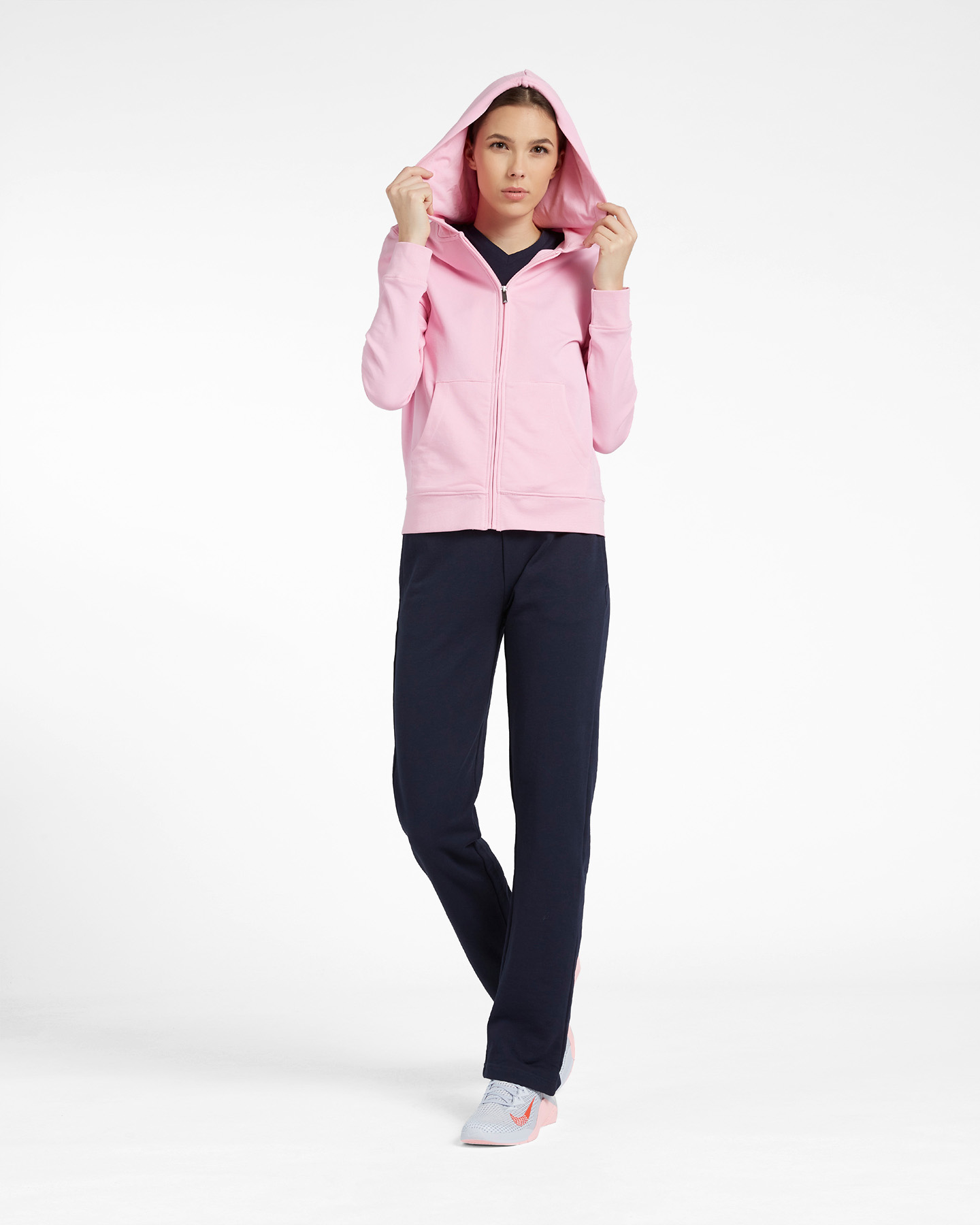 Felpa ABC BASIC W - Rosa - 1 | Cisalfa Sport