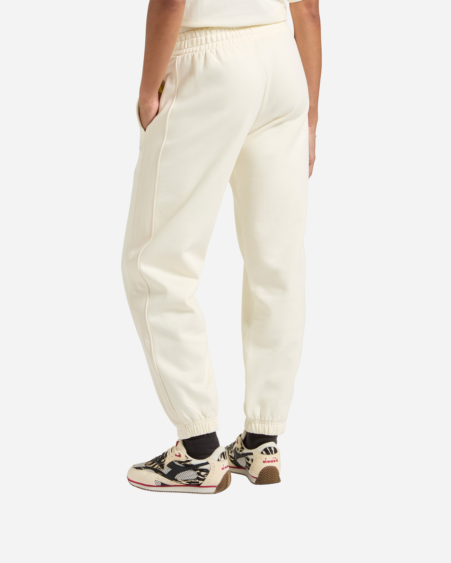 Pantalone DIADORA CLASSIC W - Bianco - 2 | Cisalfa Sport