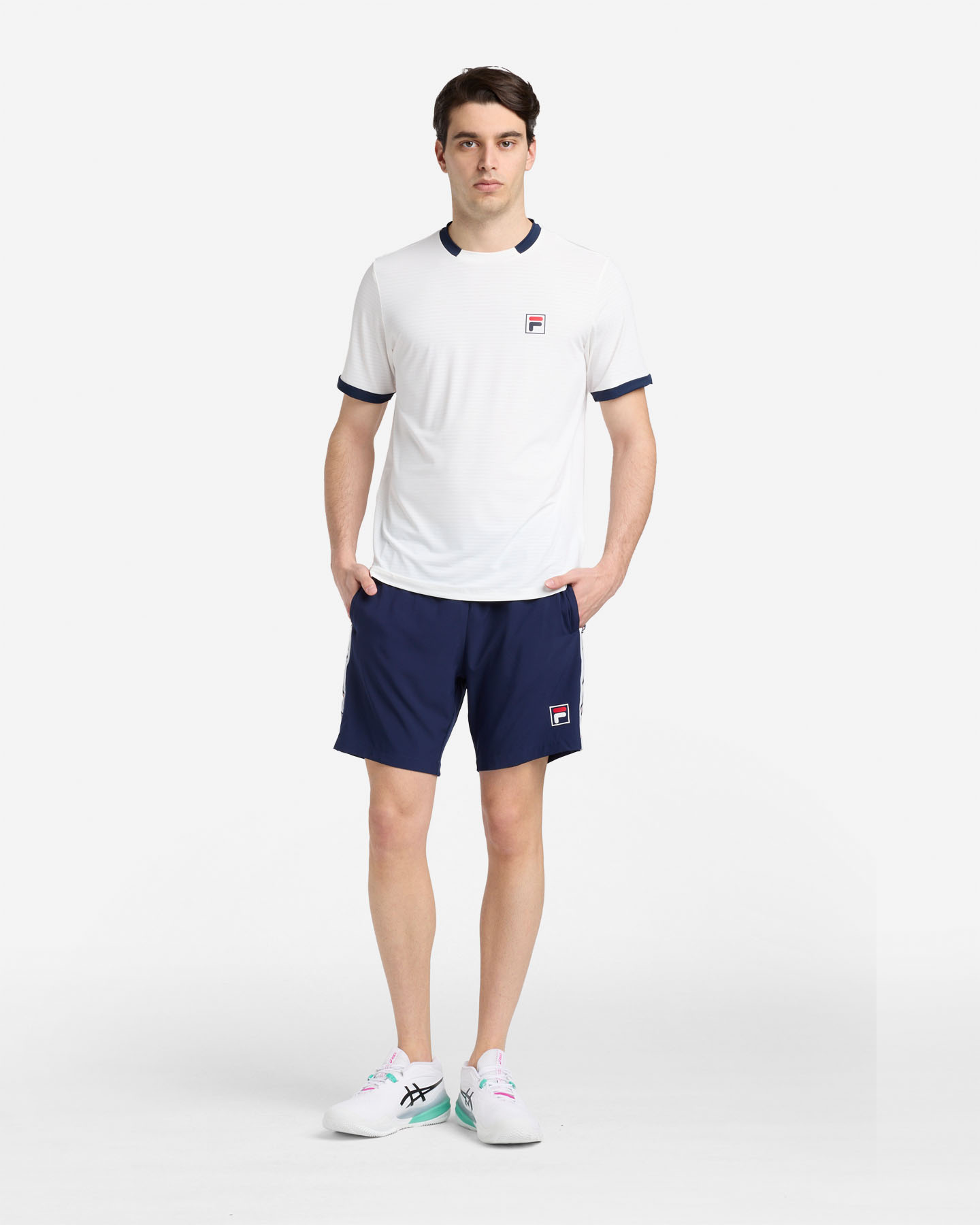 T-shirt tennis FILA COURT LINE M - Bianco - 4 | Cisalfa Sport