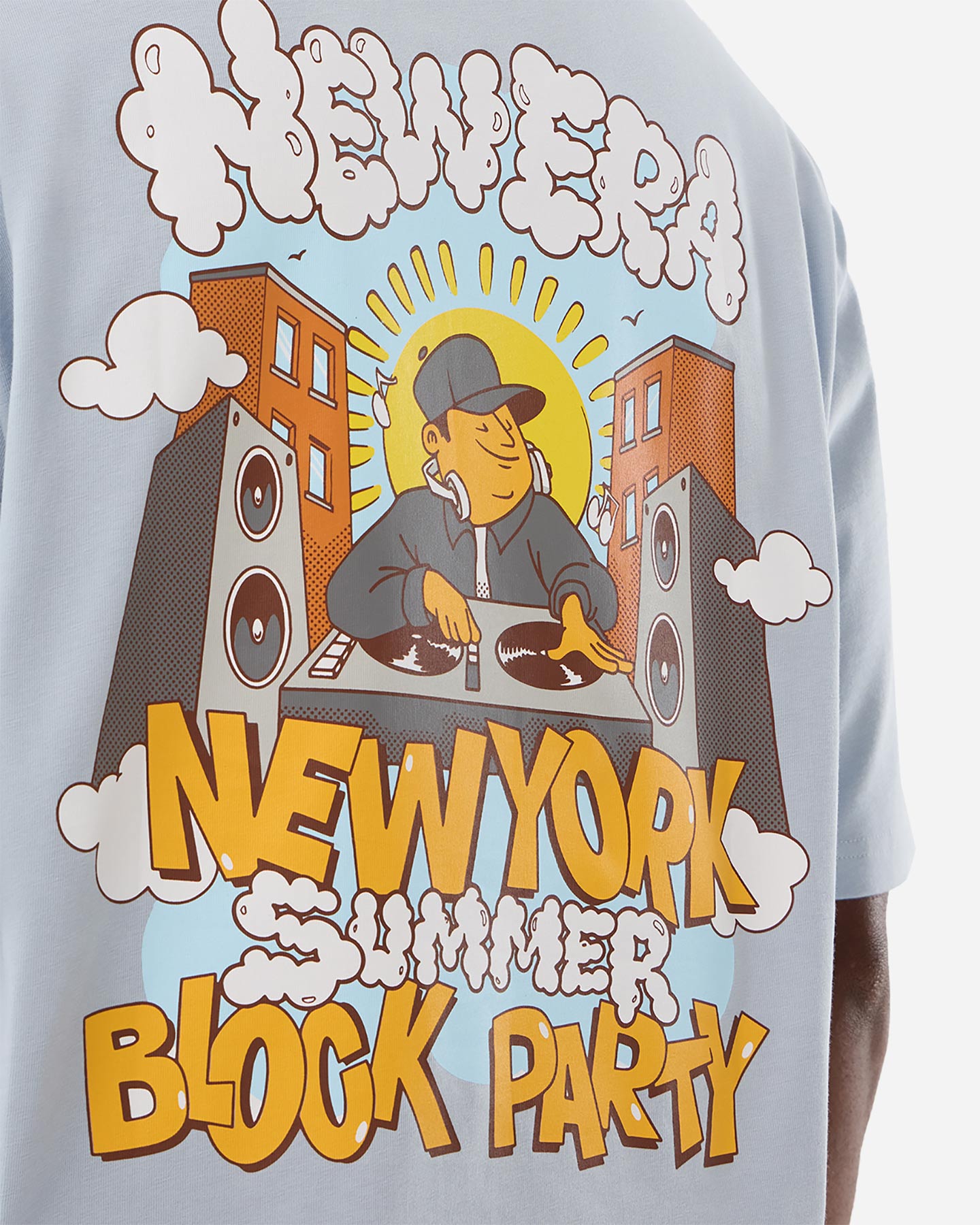 T-shirt NEW ERA NEW YORK PARTY GRAPHIC M - Azzurro - 4 | Cisalfa Sport