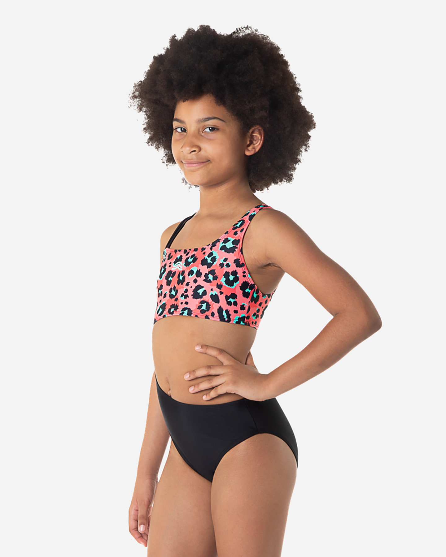 Costume piscina AQUARAPID LEONIE JR - Nero - 2 | Cisalfa Sport