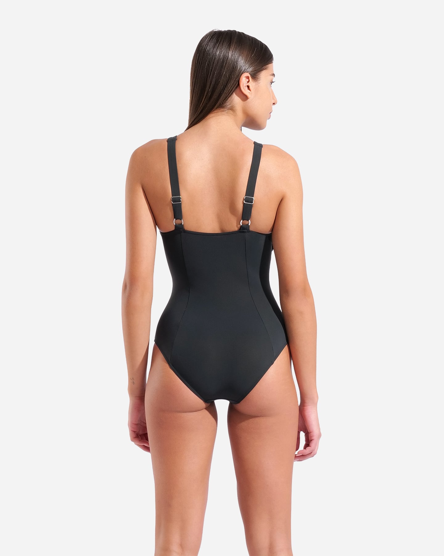 Costume piscina ARENA GIULIA SOFT CURVE BACK W - Grigio - 1 | Cisalfa Sport