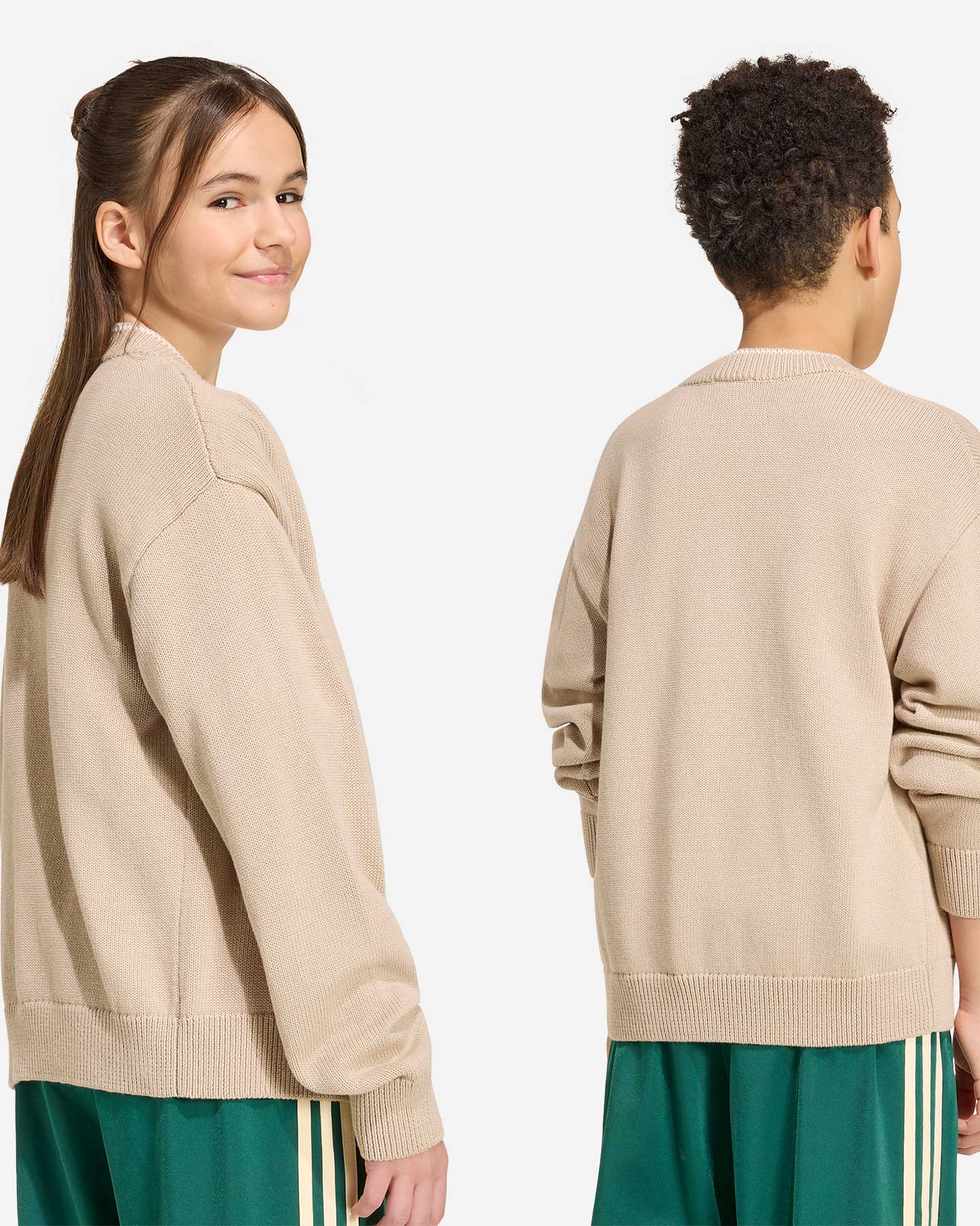 Cardigan ADIDAS CLASSIC JR - Beige - 3 | Cisalfa Sport