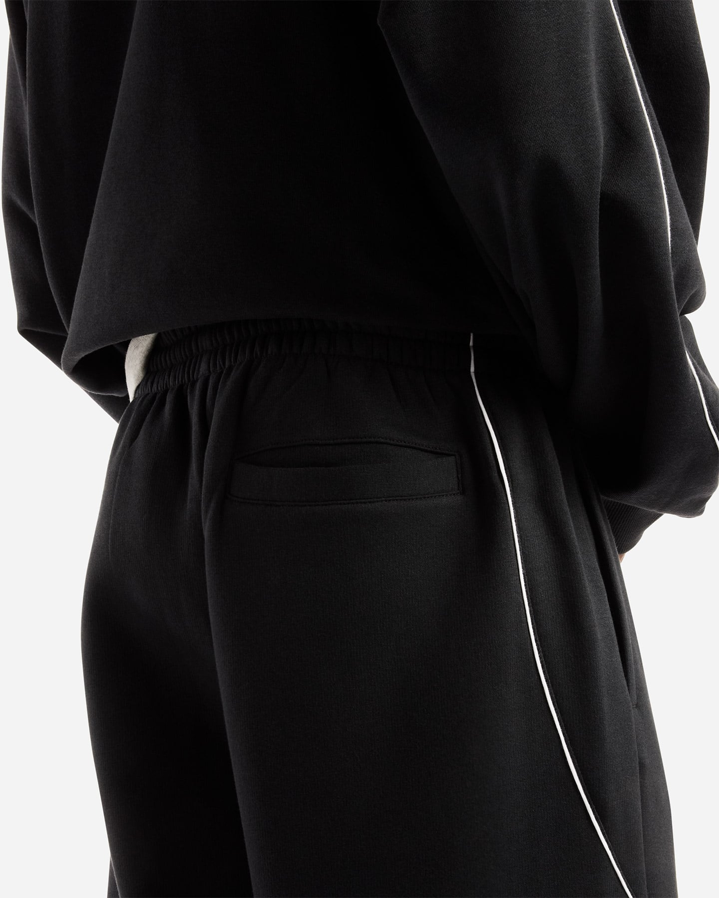 Pantalone NEW BALANCE TRACKSIDE STRAIGHT M - Nero - 5 | Cisalfa Sport