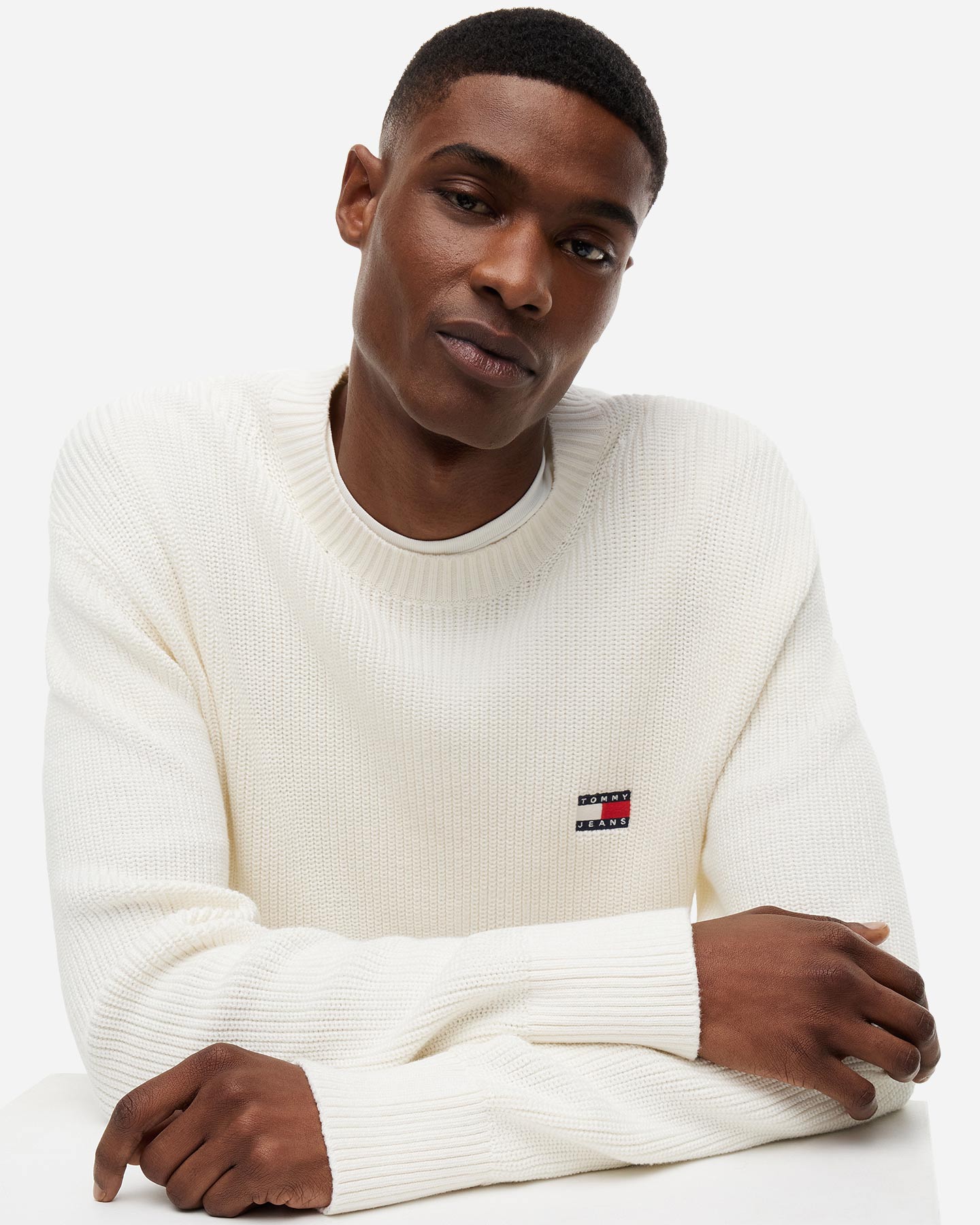 Maglione TOMMY HILFIGER ESSENTIAL M - Beige - 4 | Cisalfa Sport