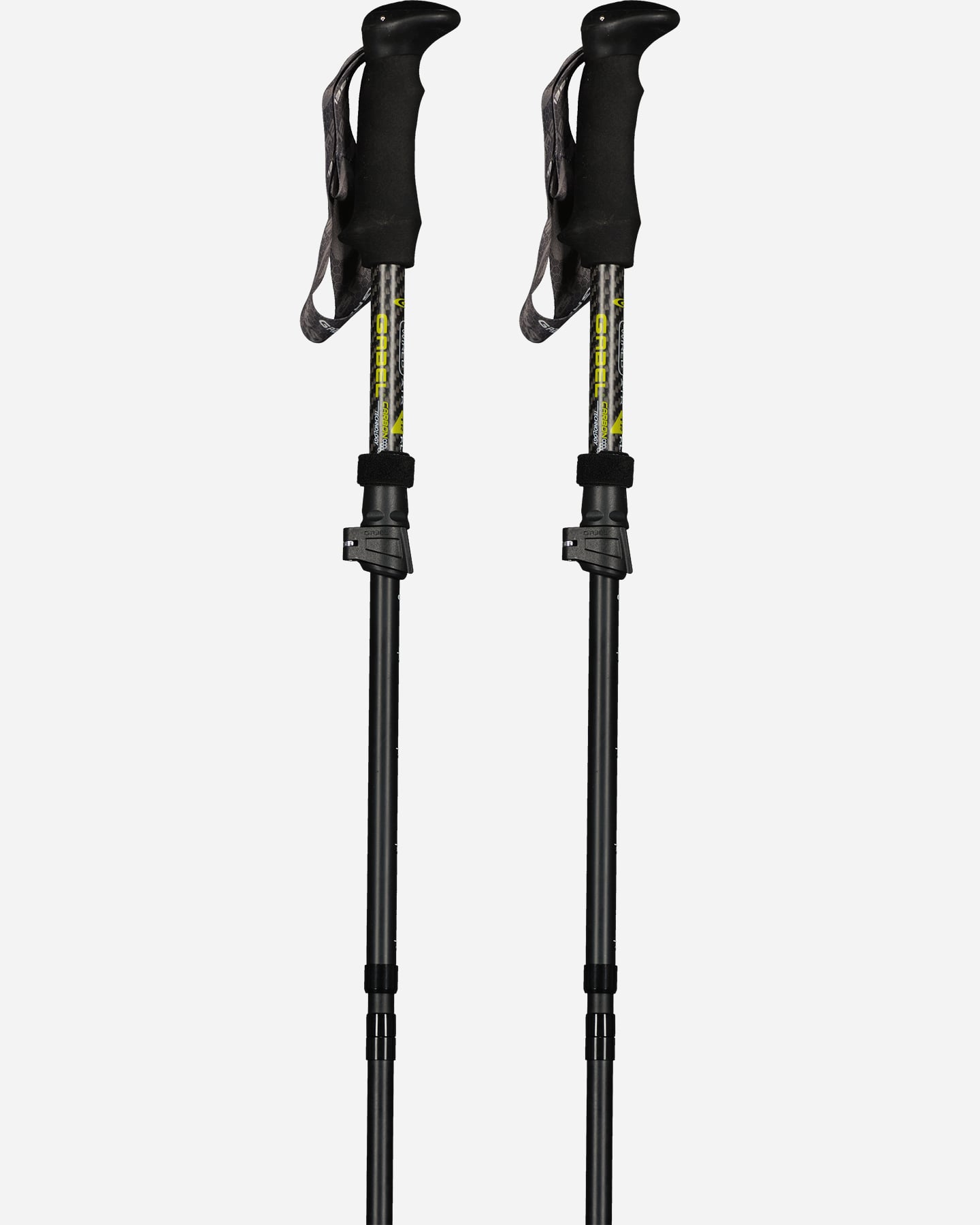Bastoncini trekking GABEL XTR CARBON EF 110-130 CM  - Nero - 2 | Cisalfa Sport