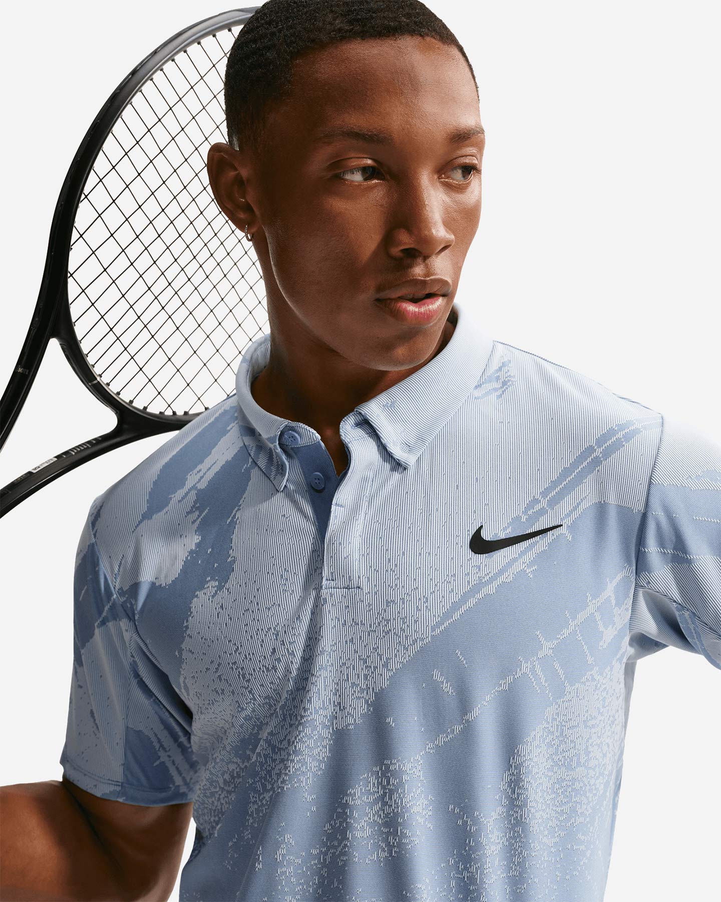 Polo tennis NIKE YANNIK RG WORK M - Blu - 3 | Cisalfa Sport