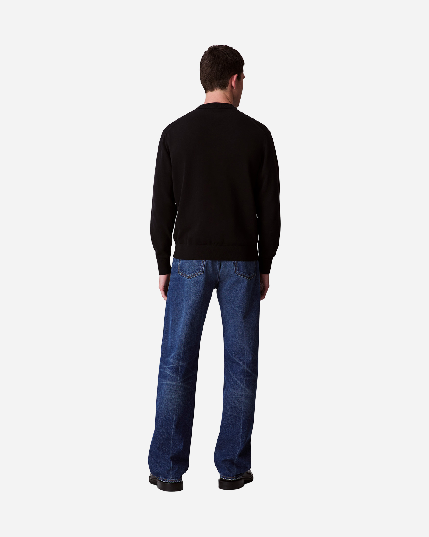 Maglione CALVIN KLEIN JEANS SMALL LOGO M - Nero - 4 | Cisalfa Sport