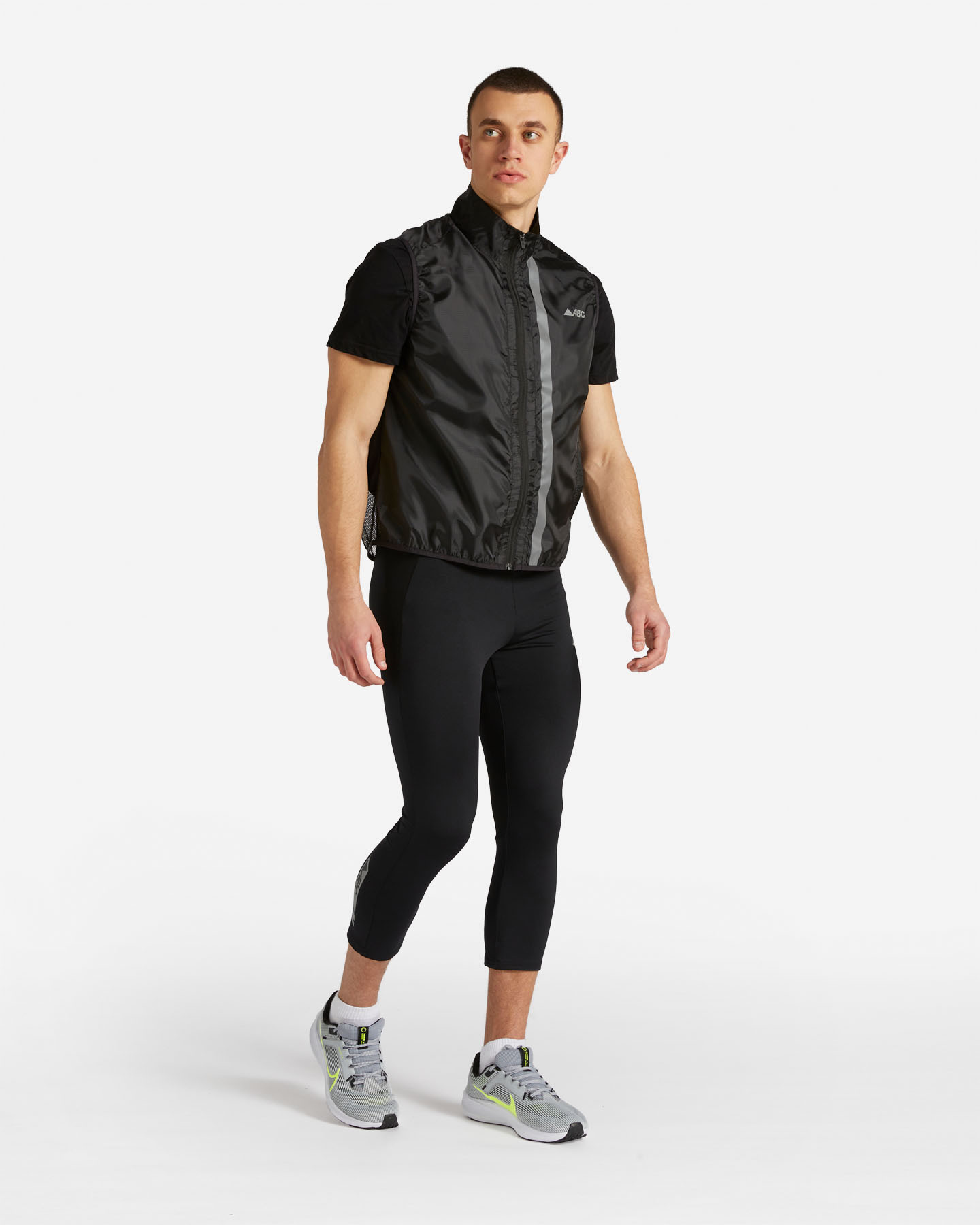 Giacca running ABC AIR M - Nero - 1 | Cisalfa Sport