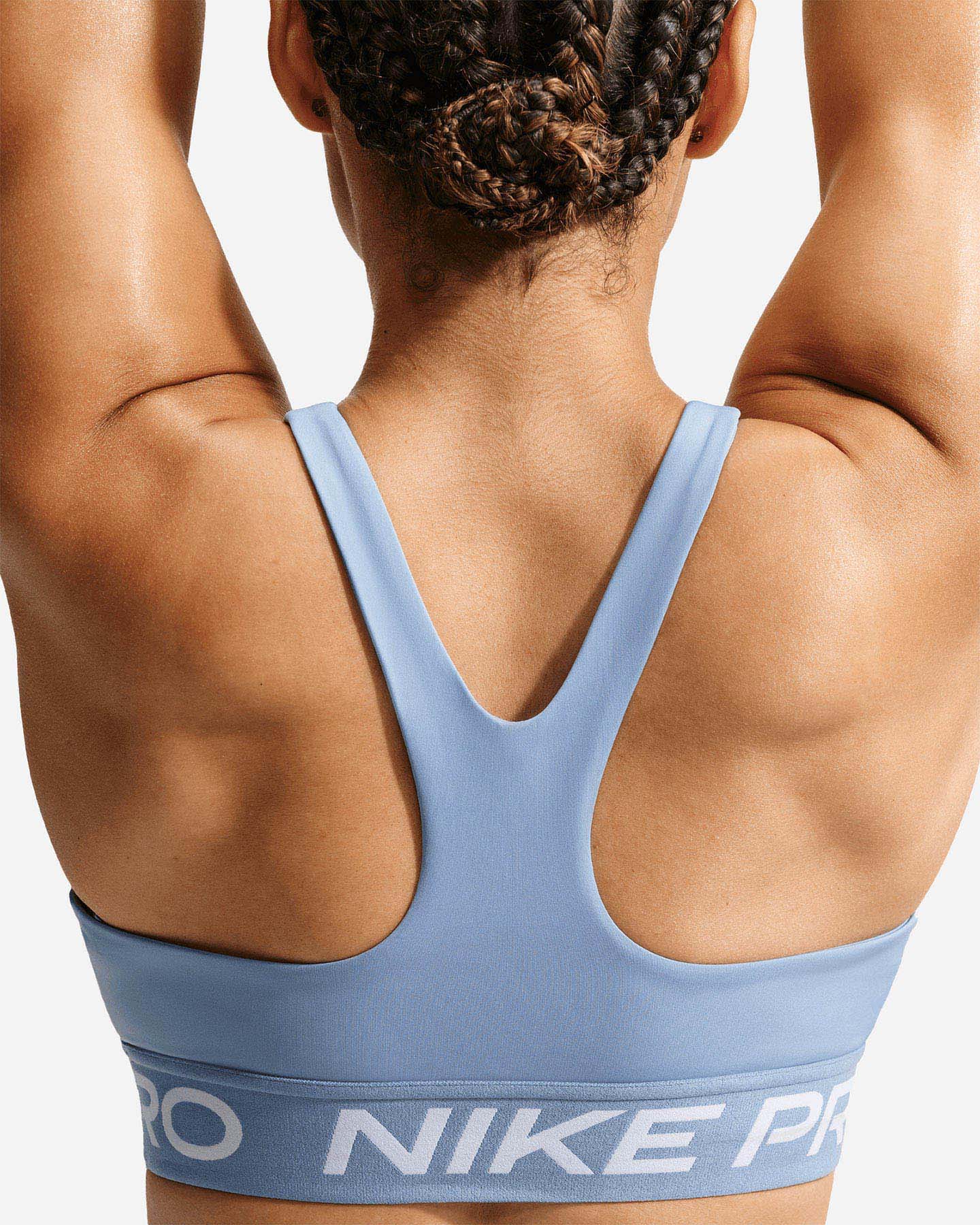 Bra training NIKE PRO ELASTIC LS W - Azzurro - 4 | Cisalfa Sport