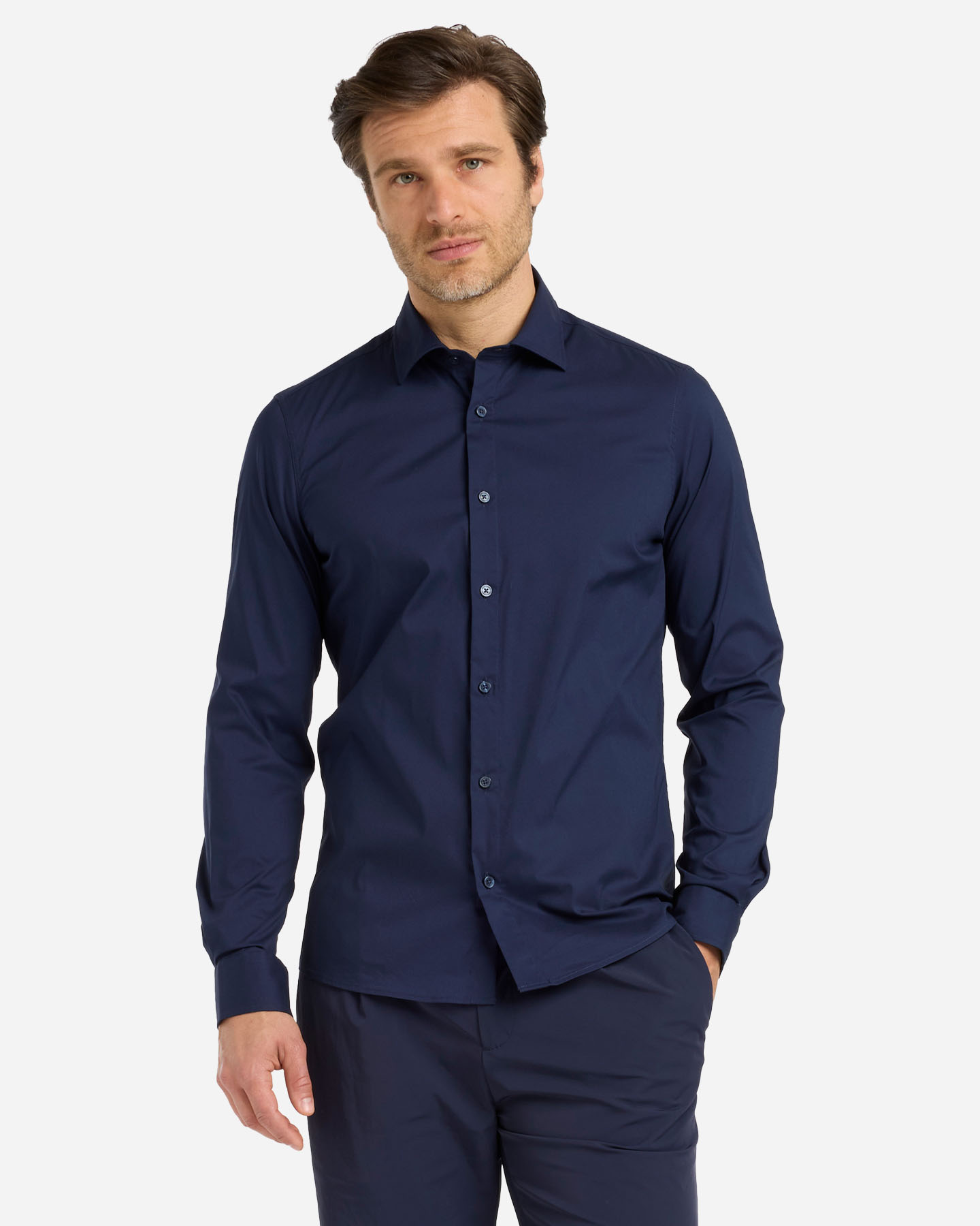 Camicia BEST COMPANY STRETCH M - Blu - 1 | Cisalfa Sport