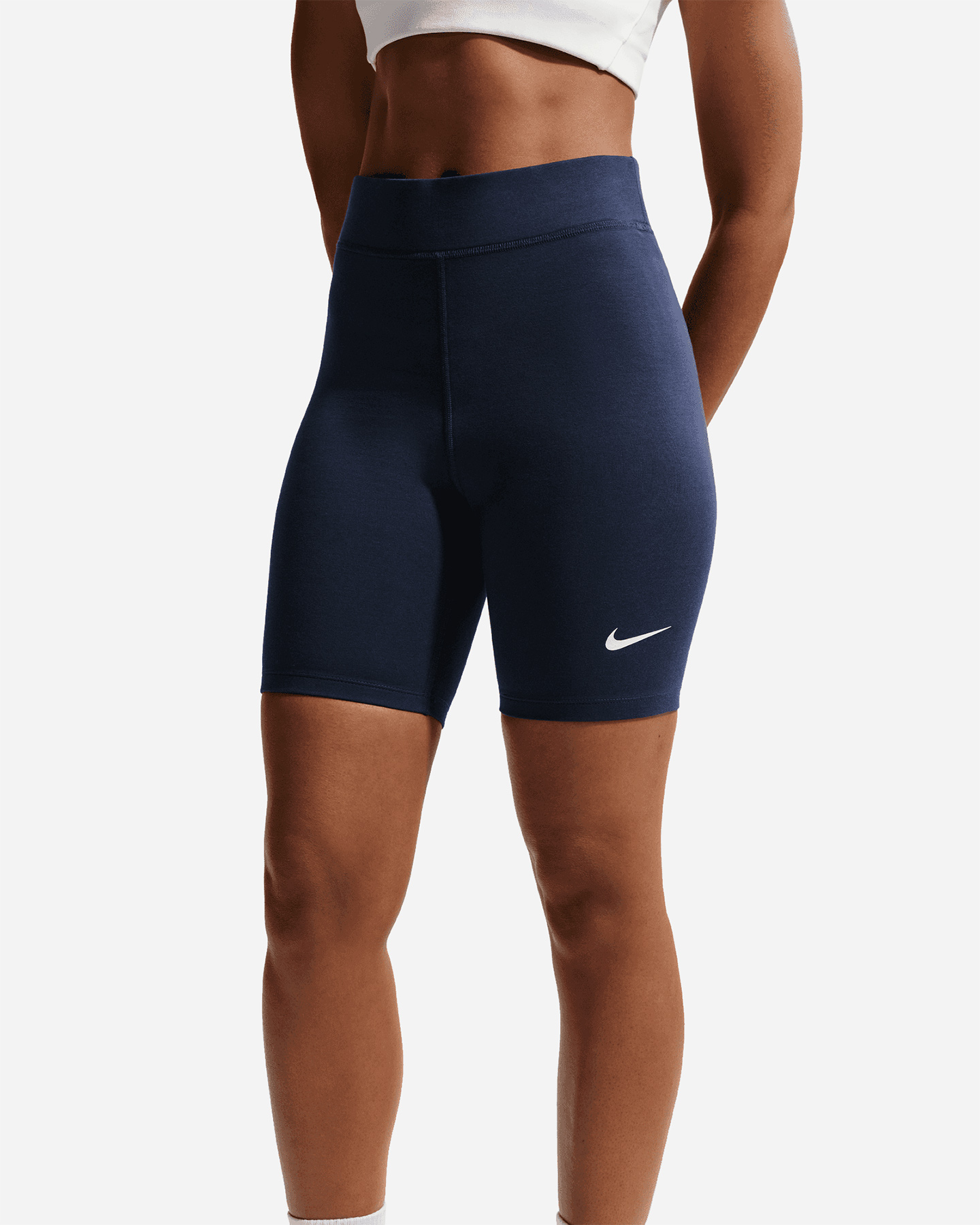 Pantaloncini NIKE SMALL LOGO 8IN W - Blu - 3 | Cisalfa Sport