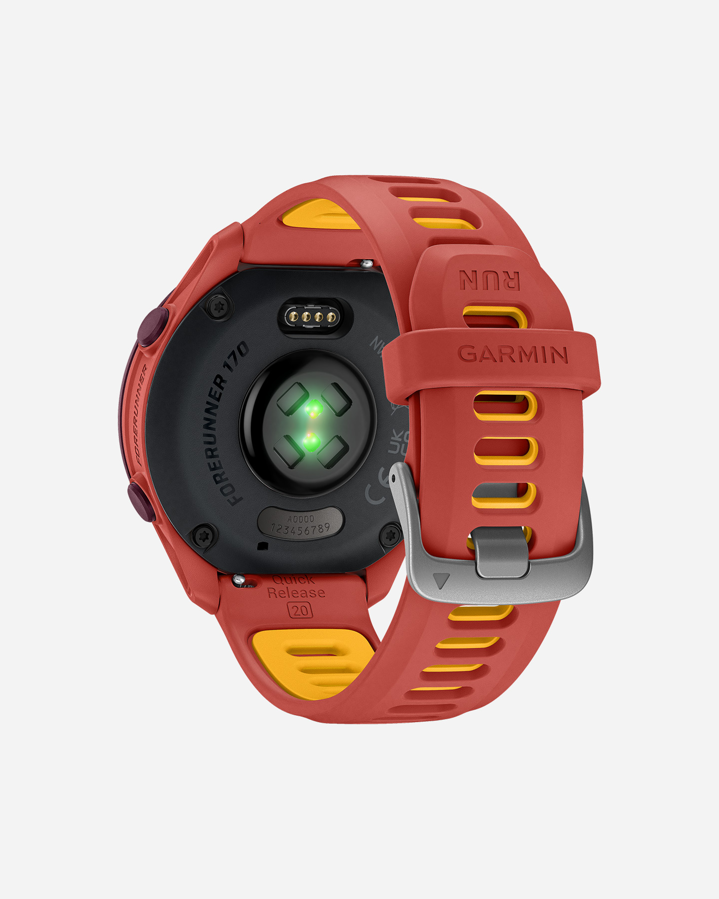 Orologio multifunzione GARMIN FORERUNNER 170 MUSIC  - Rosso - 4 | Cisalfa Sport