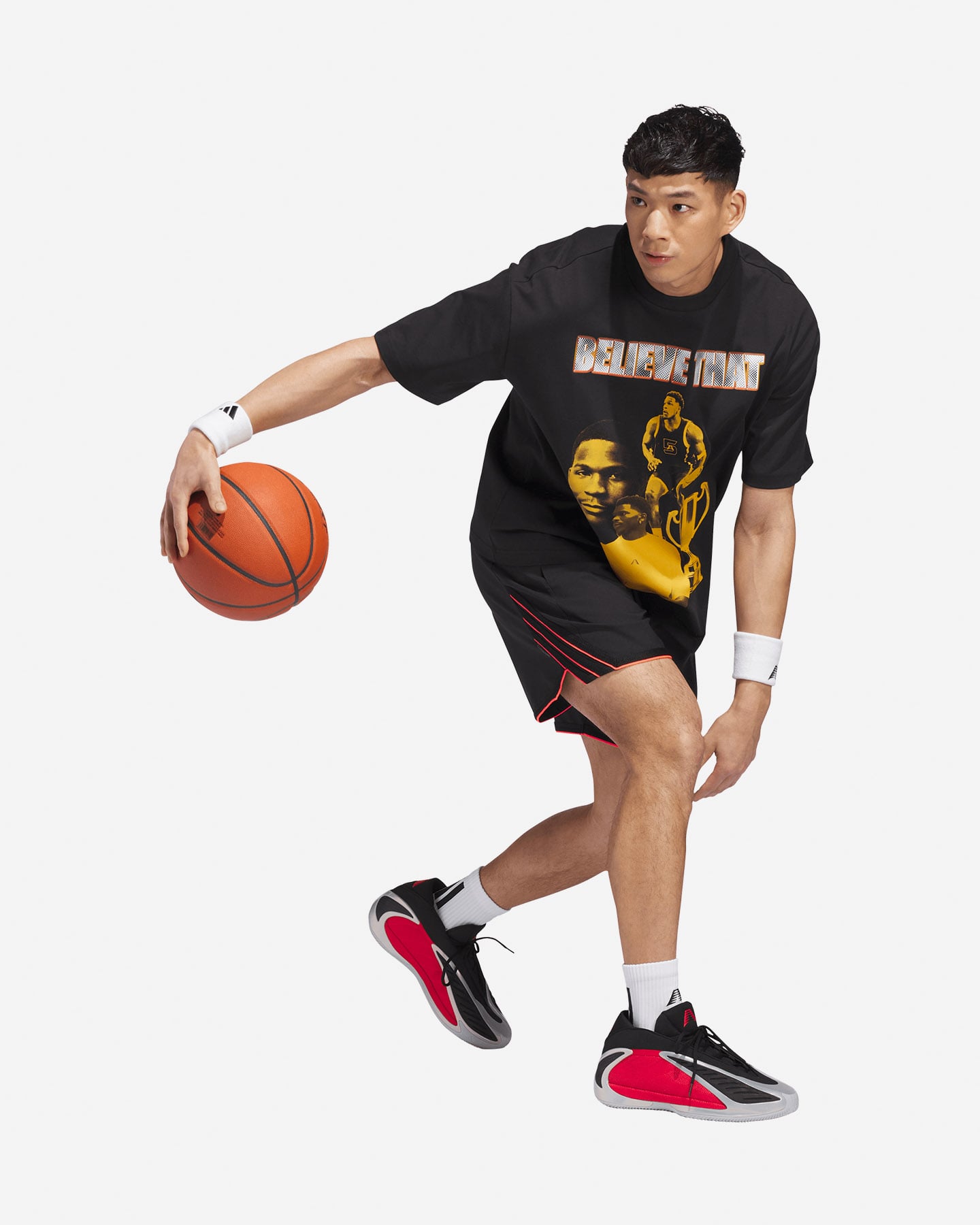 Pantaloncini basket ADIDAS ANTHONY EDWARDS CRAZY LITE M - Nero - 2 | Cisalfa Sport