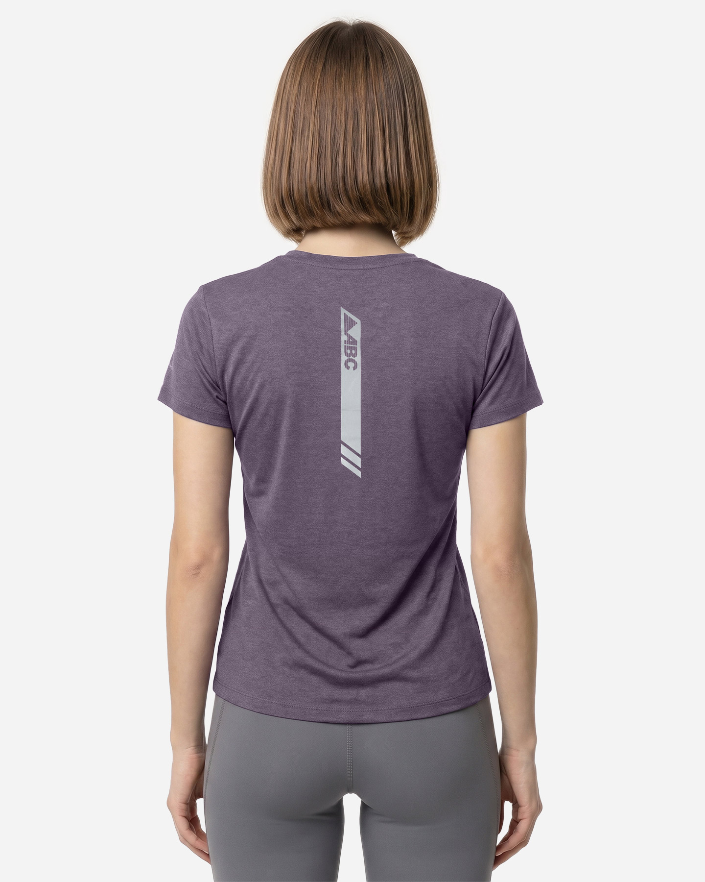 T-shirt running ABC RUNNING BASIC W - Viola - 3 | Cisalfa Sport