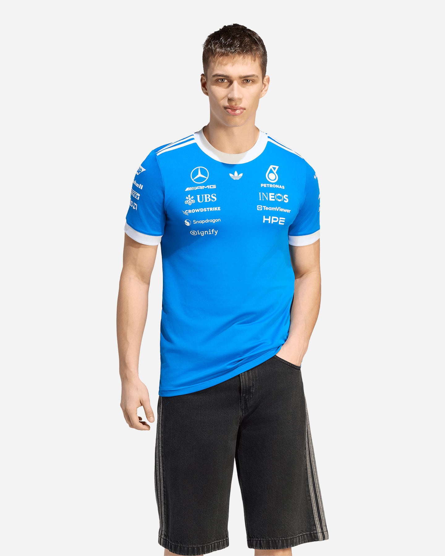 T-shirt ADIDAS ORIGINALS MERCEDES M - Blu - 1 | Cisalfa Sport