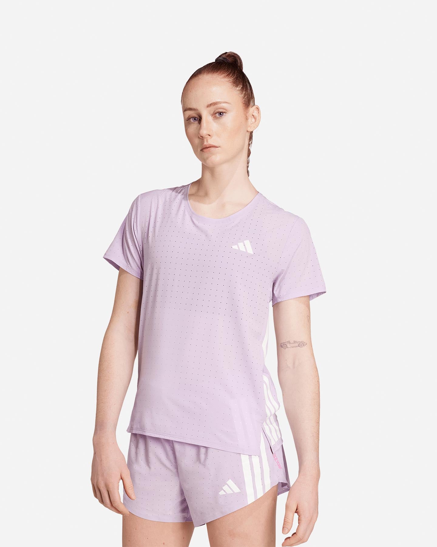 T-shirt running ADIDAS ADIZERO W - Rosa - 1 | Cisalfa Sport