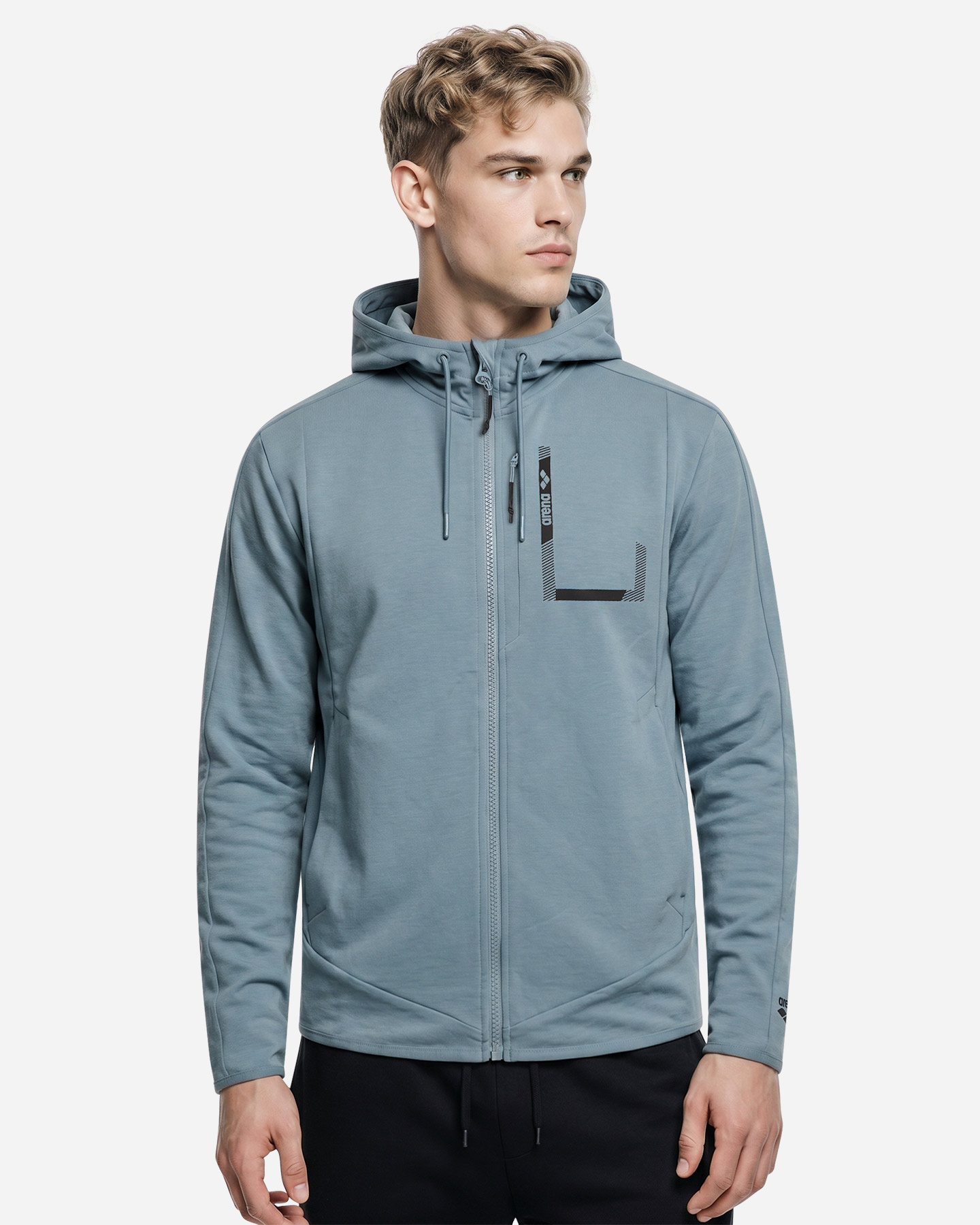 Felpa ARENA EVOLVING ATHLETIC M - Azzurro - 2 | Cisalfa Sport
