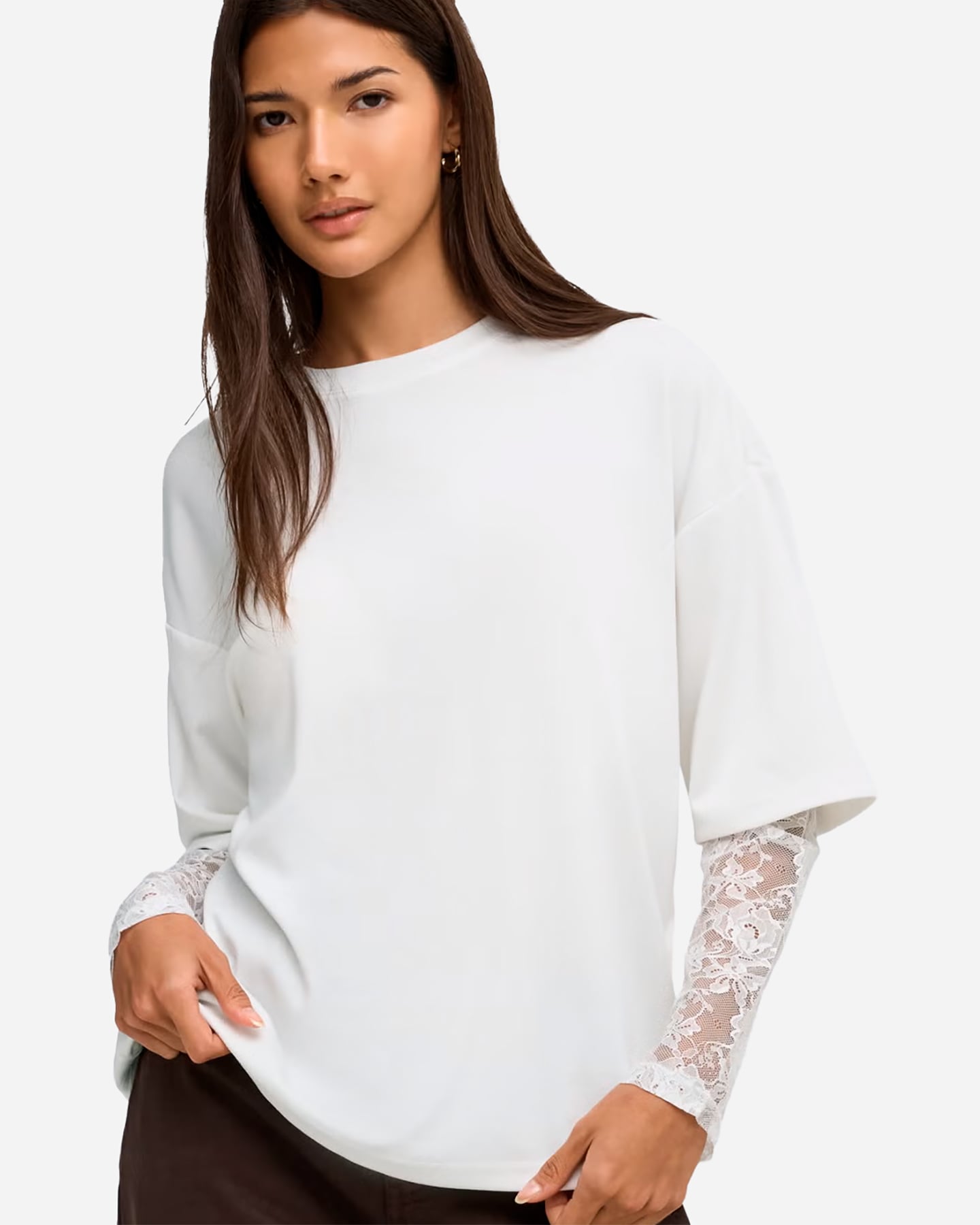 T-shirt ONLY TAHLIA W - Grigio - 5 | Cisalfa Sport