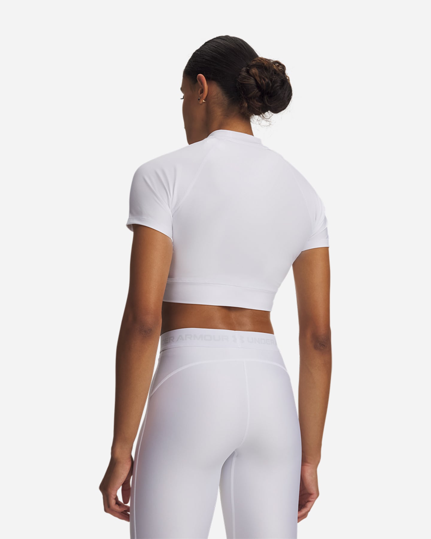 T-shirt training UNDER ARMOUR HEATGEAR W - Bianco - 1 | Cisalfa Sport