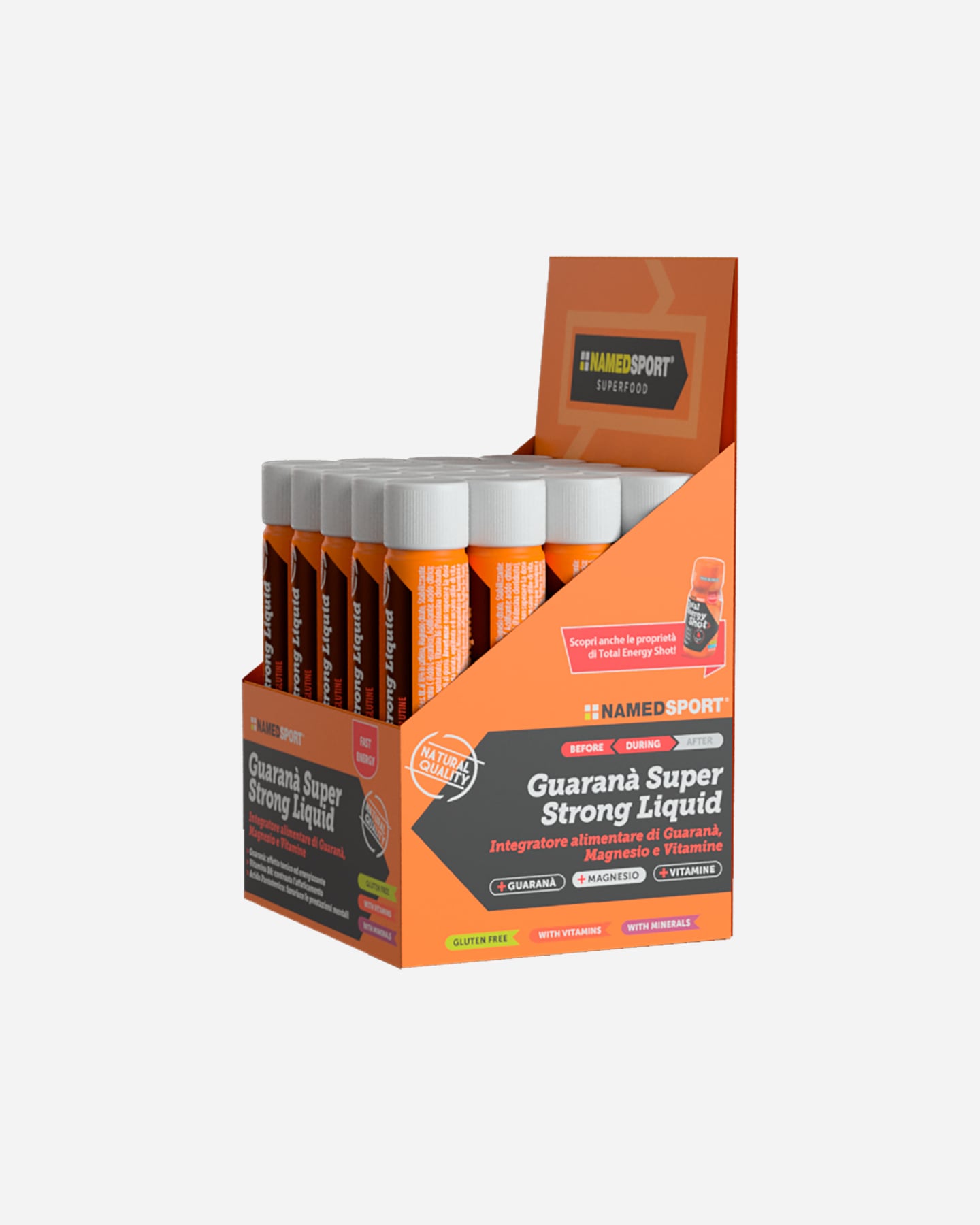 Integratore vitamine NAMED SPORT GUARANA' SUPER STRONG LIQUID  - Color mix - 3 | Cisalfa Sport