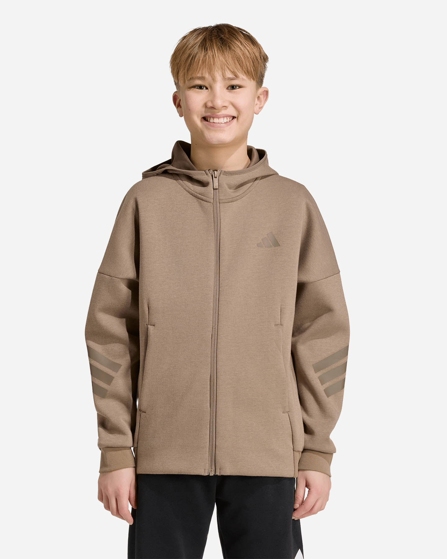Felpa ADIDAS FUTURE ICONS JR - Marrone - 1 | Cisalfa Sport